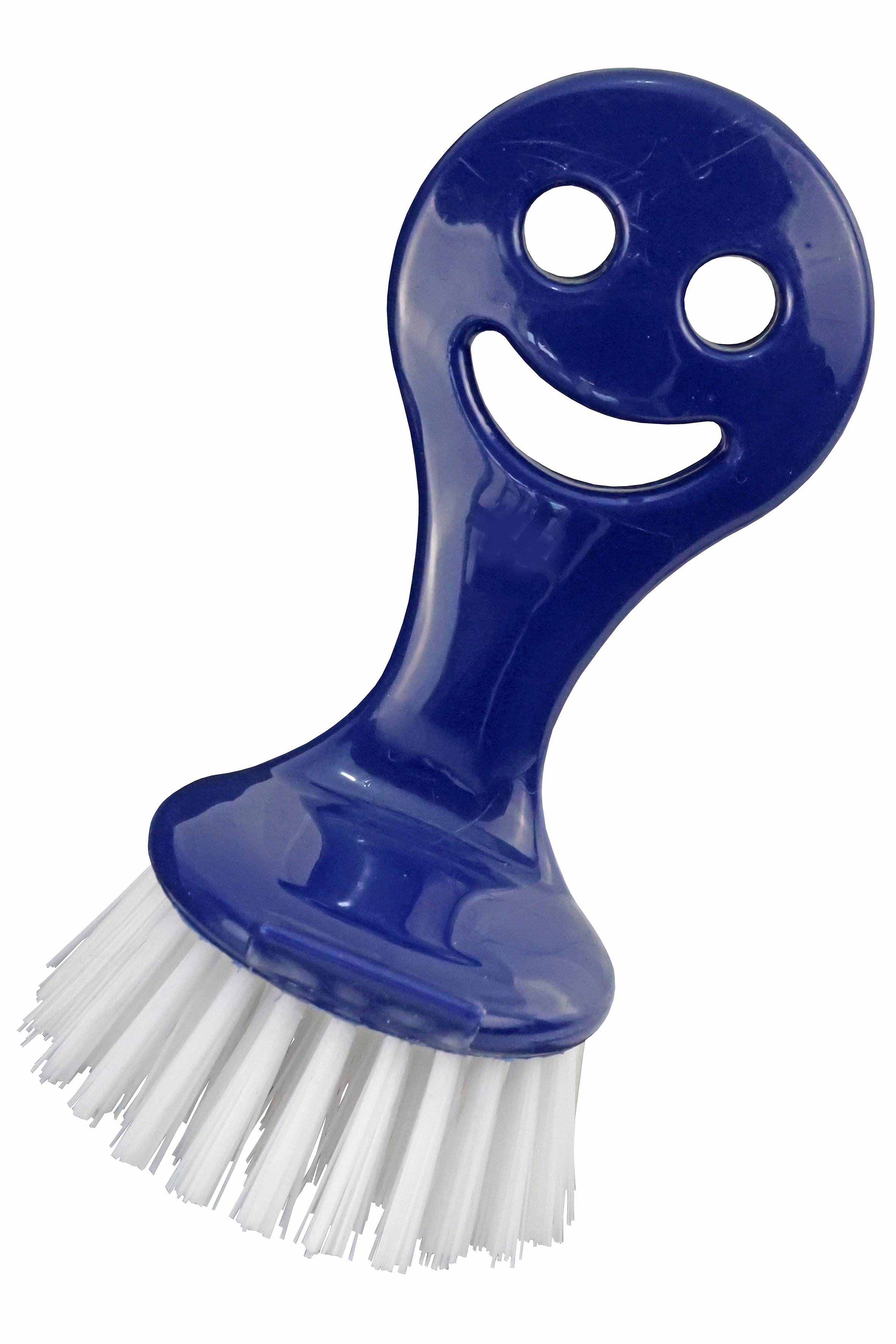 Bürstenmann Spülbürste "Smile", Kunststoff Blau Kunstborsten (L 11 cm)