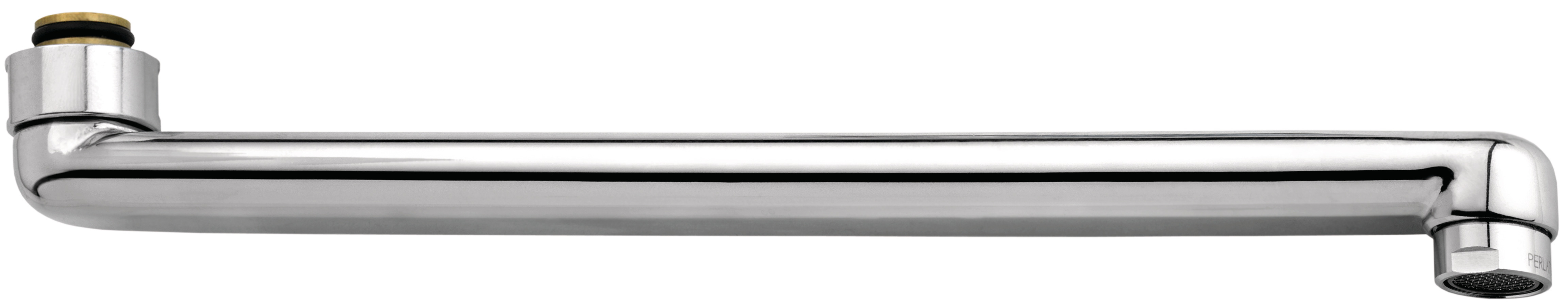 467864-pt1   AUSLAUF S-FORM ECKIG 200MM CHROM