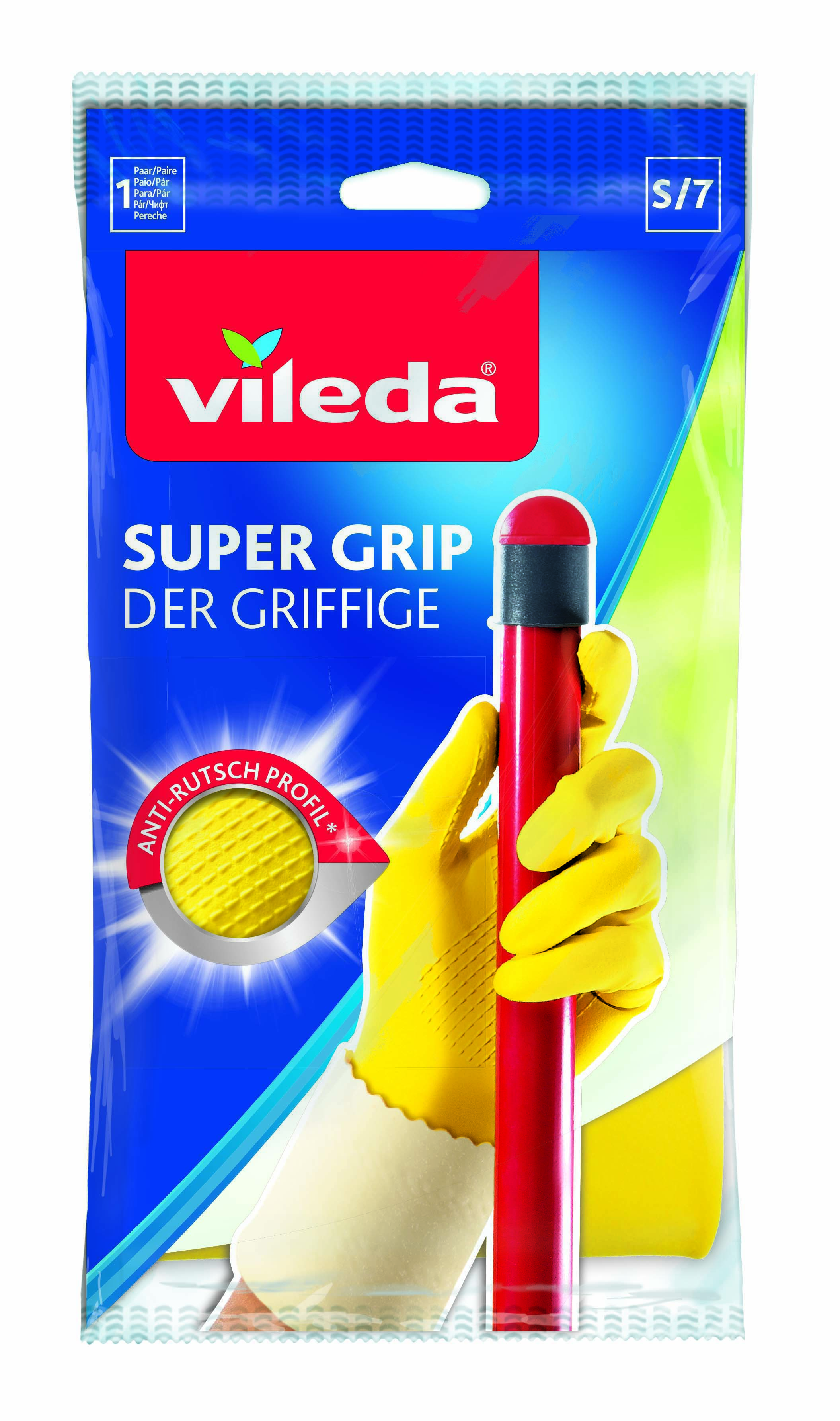 054153_1500459 VILEDA HAUSHALTSHANDSCHUH DER GRIFFIGE KLEIN