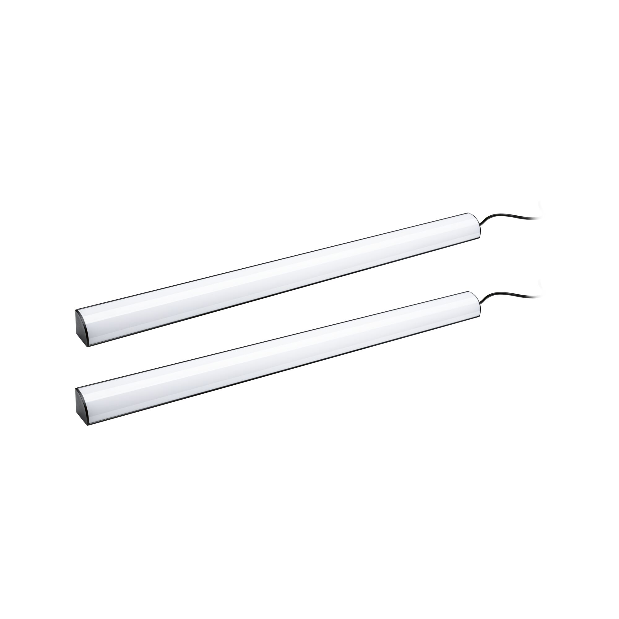Paulmann EntertainLED Lightbar Set, 2 x 60 cm, 2x1W, 230/5V, DC schwarz Paulmann EntertainLED Lightbar Set, 2 x 60 cm, 2x1W, 230/5V, DC schwarz