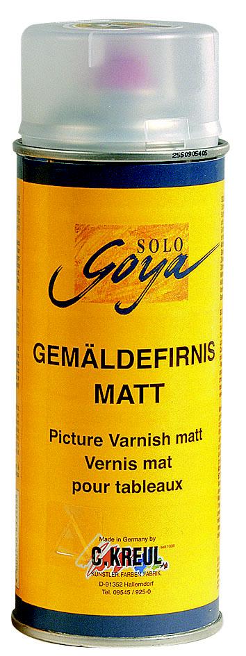 4000798833404 SOLO GOYA GEMÄLDEFIRNIS MATT 400ML KREUL