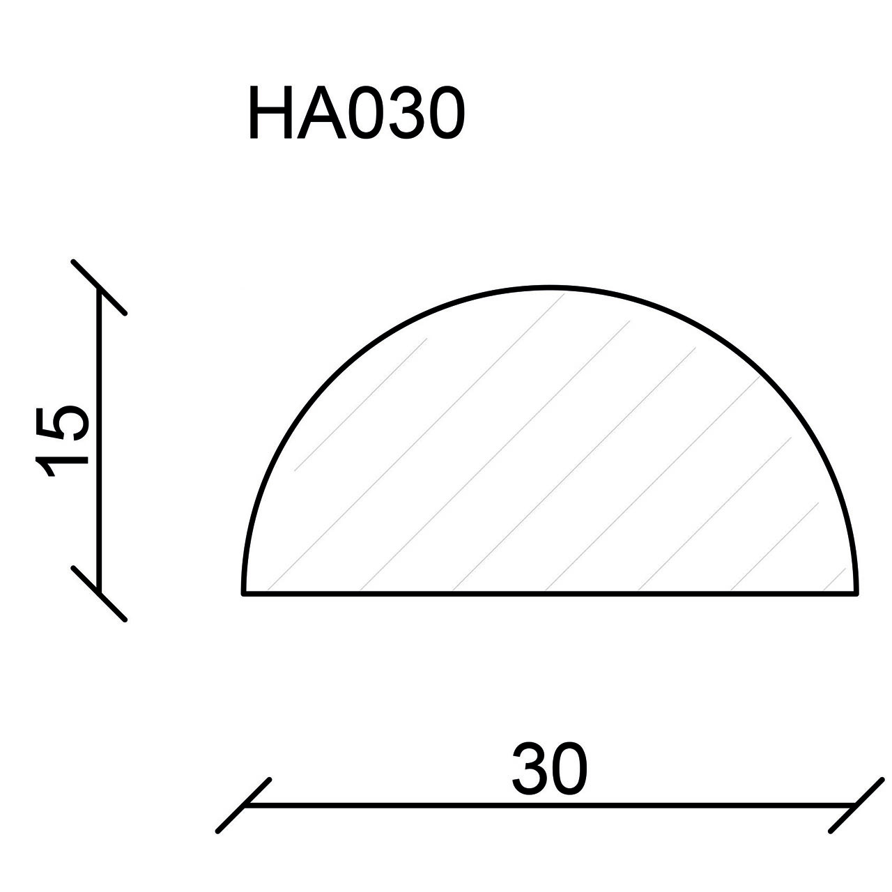 544124-Querschnitt Neuhofer Halbrundstab, Buche roh