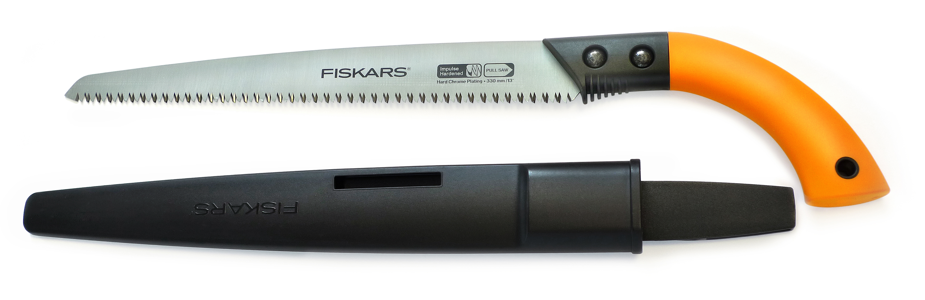 Fiskars Handsäge mit feststehendem Blatt SW84, Gesamtlänge: 49 cm, Sägeblatt: 33 cm