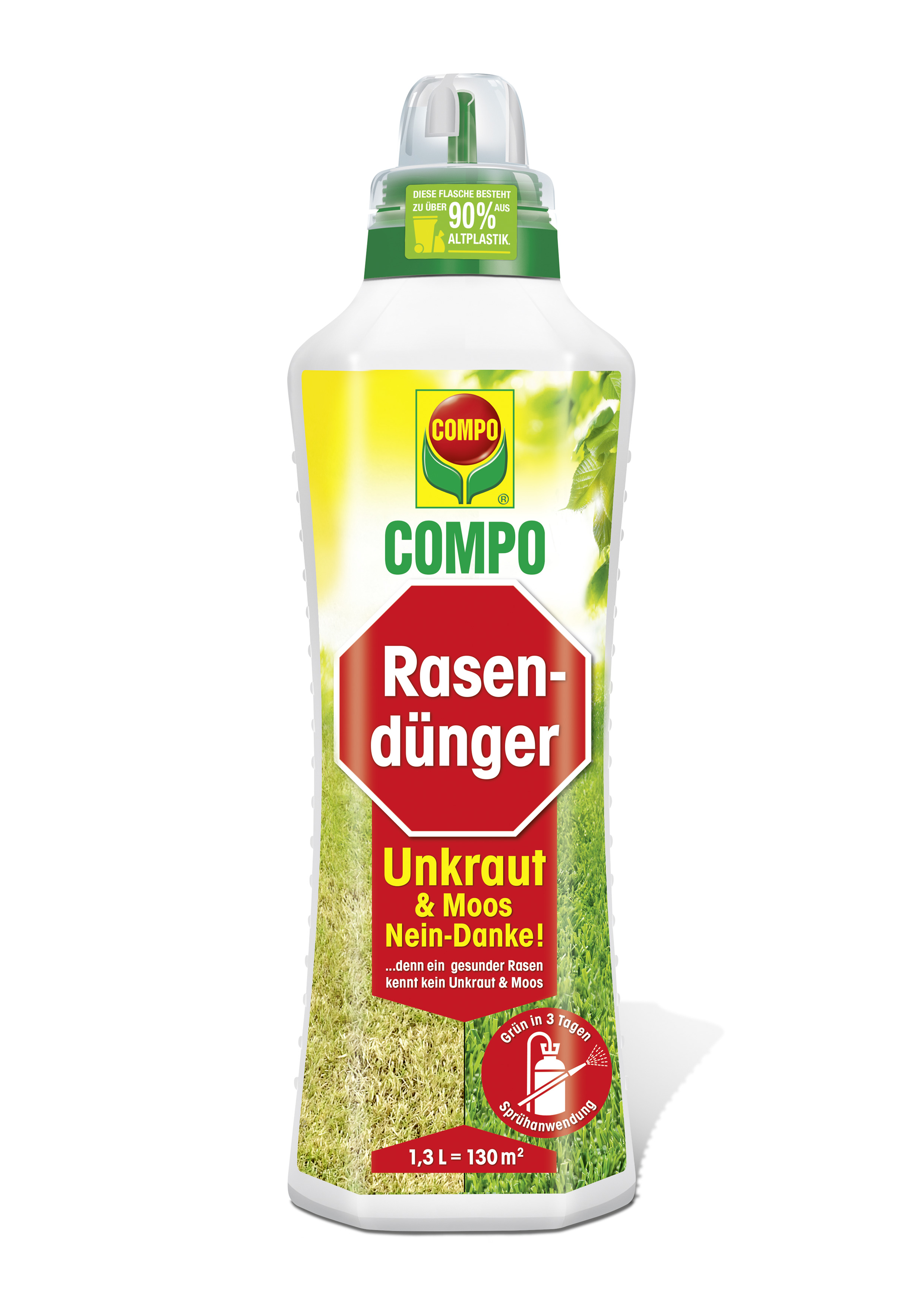 4008398146504 COMPO Rasendünger Unkraut & Moos Nein- Danke 1,3 L
