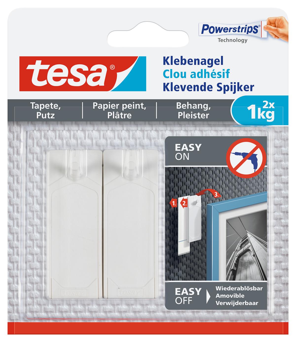 tesa Klebenagel Tapete & Putz, 1 kg