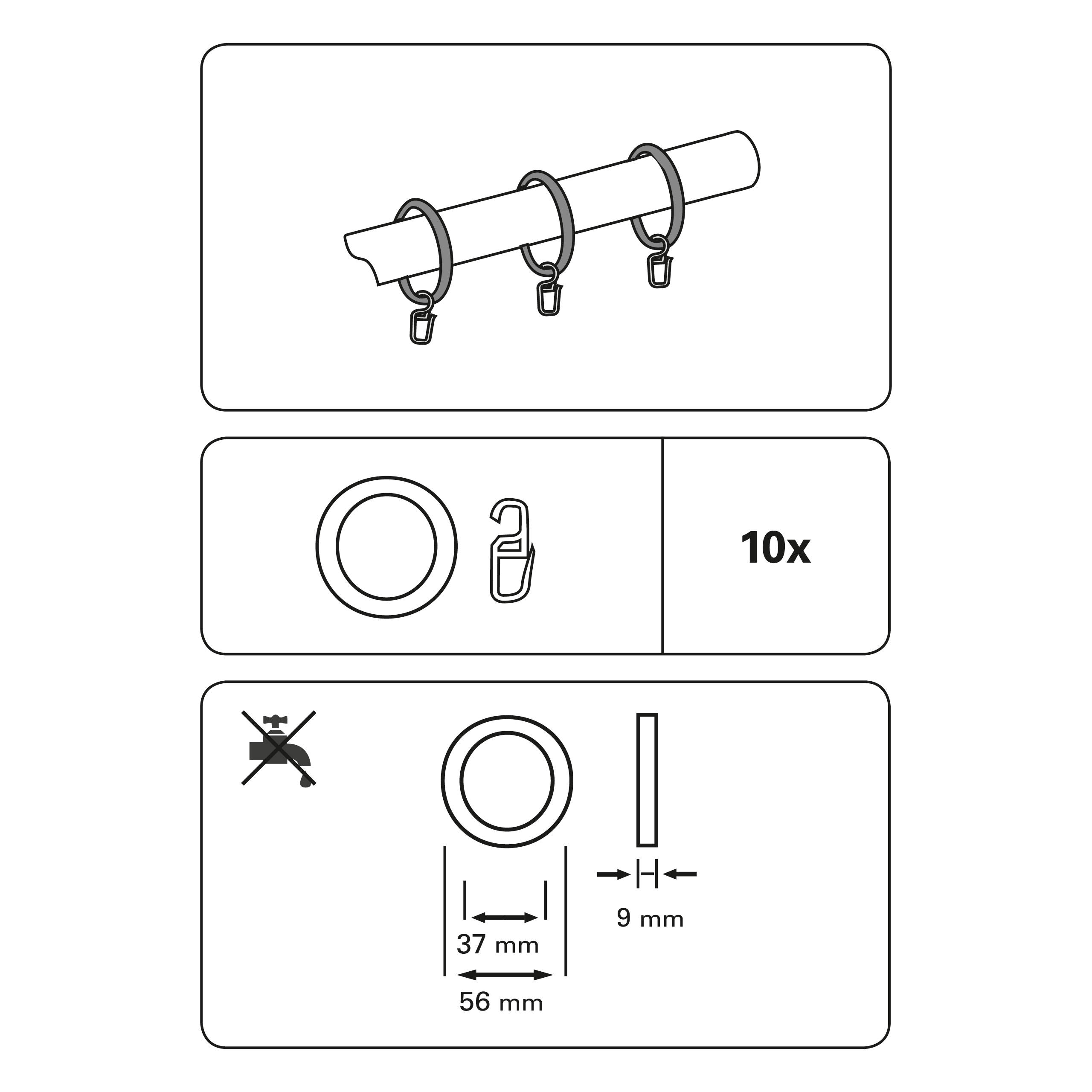 584223_02 GARDINIA H-RINGE M.HAKEN F.28MM KOLONI.