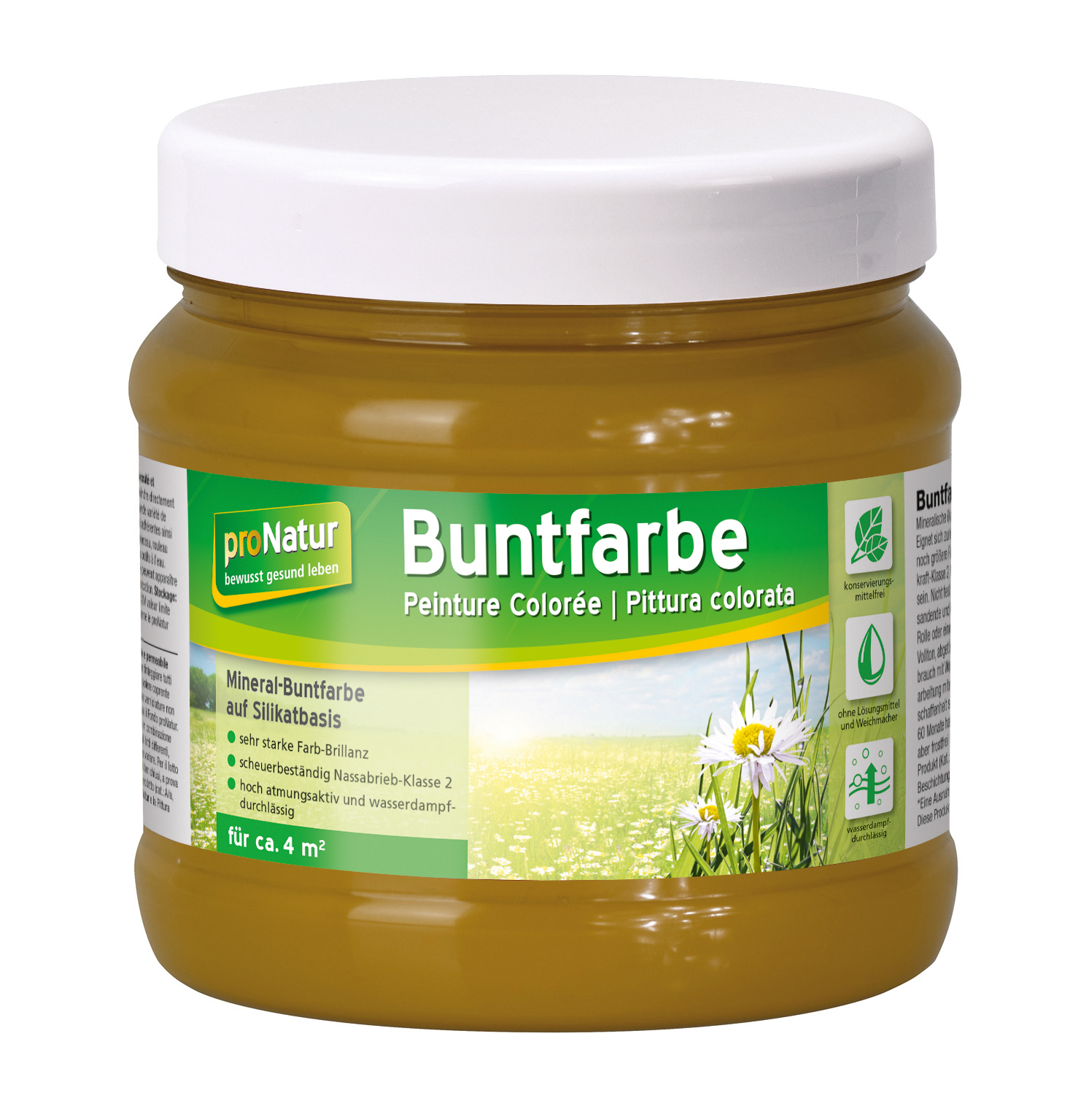 4016215107454 proNatur Buntfarbe warmer Wüstensand, 750 ml