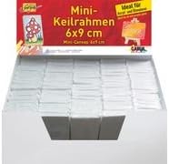 Kreul Mini-Keilrahmen für Thekendisplay, 6 x 9 cm, Inhalt: 100 Stück