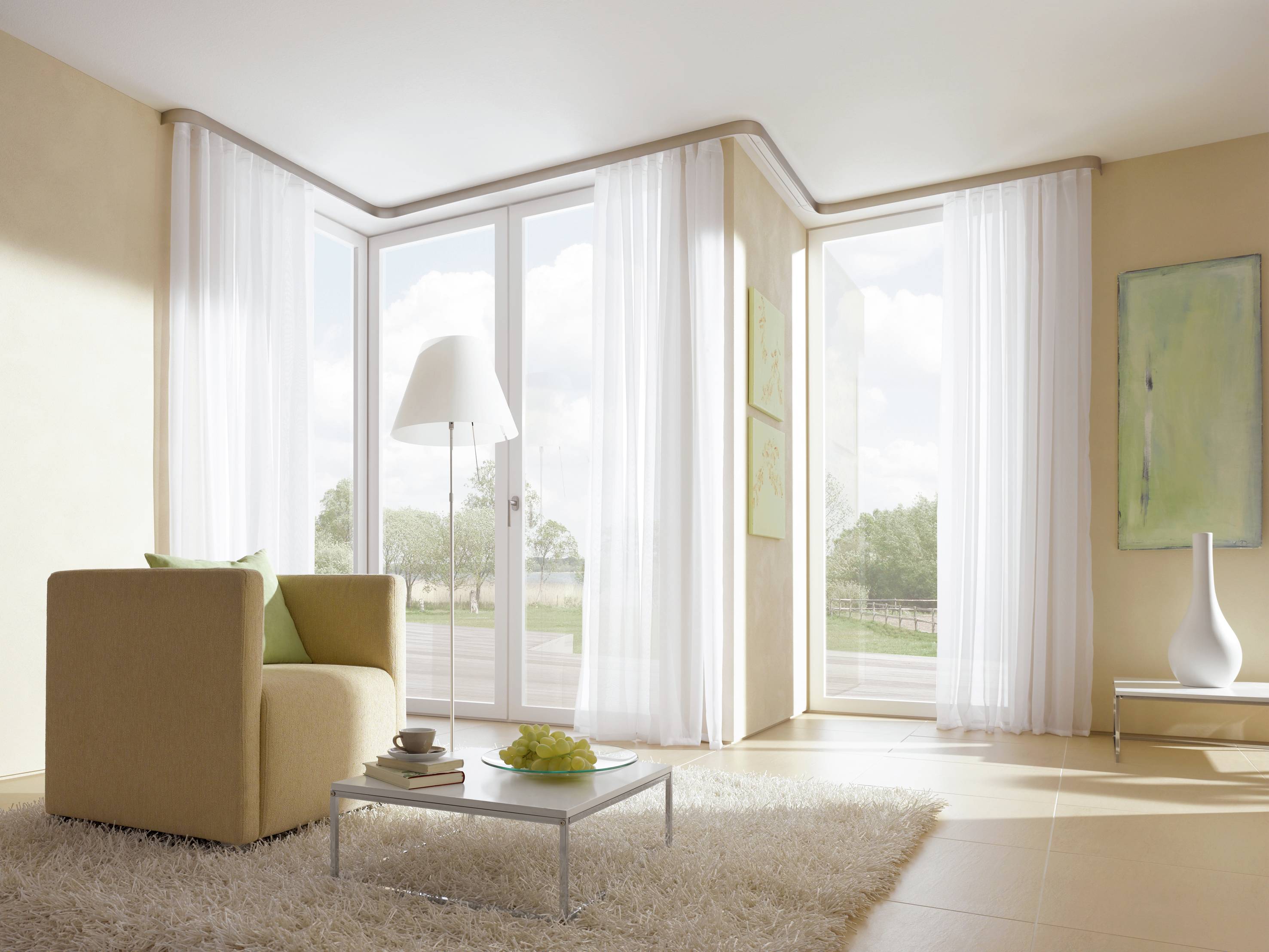 045534_05-Vorhangstange-GE2-weiss-Milieu GARDINIA VORHANGSTANGE  GE2 WEISS 180CM