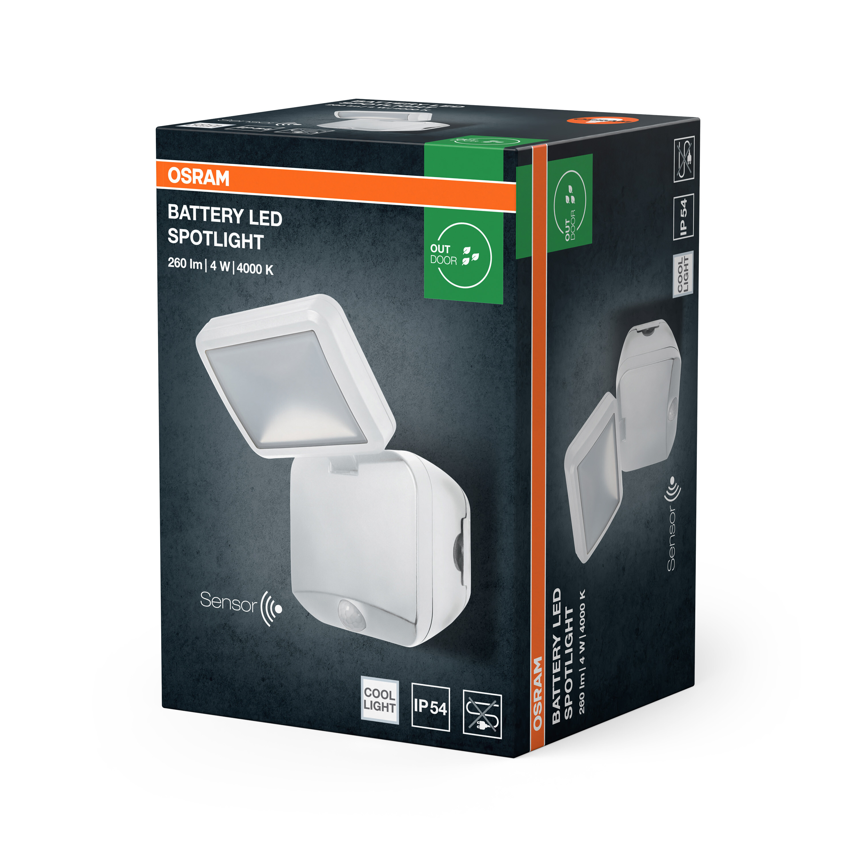 Osram LED Außenleuchte Battery Single, 4W, neutralweiß