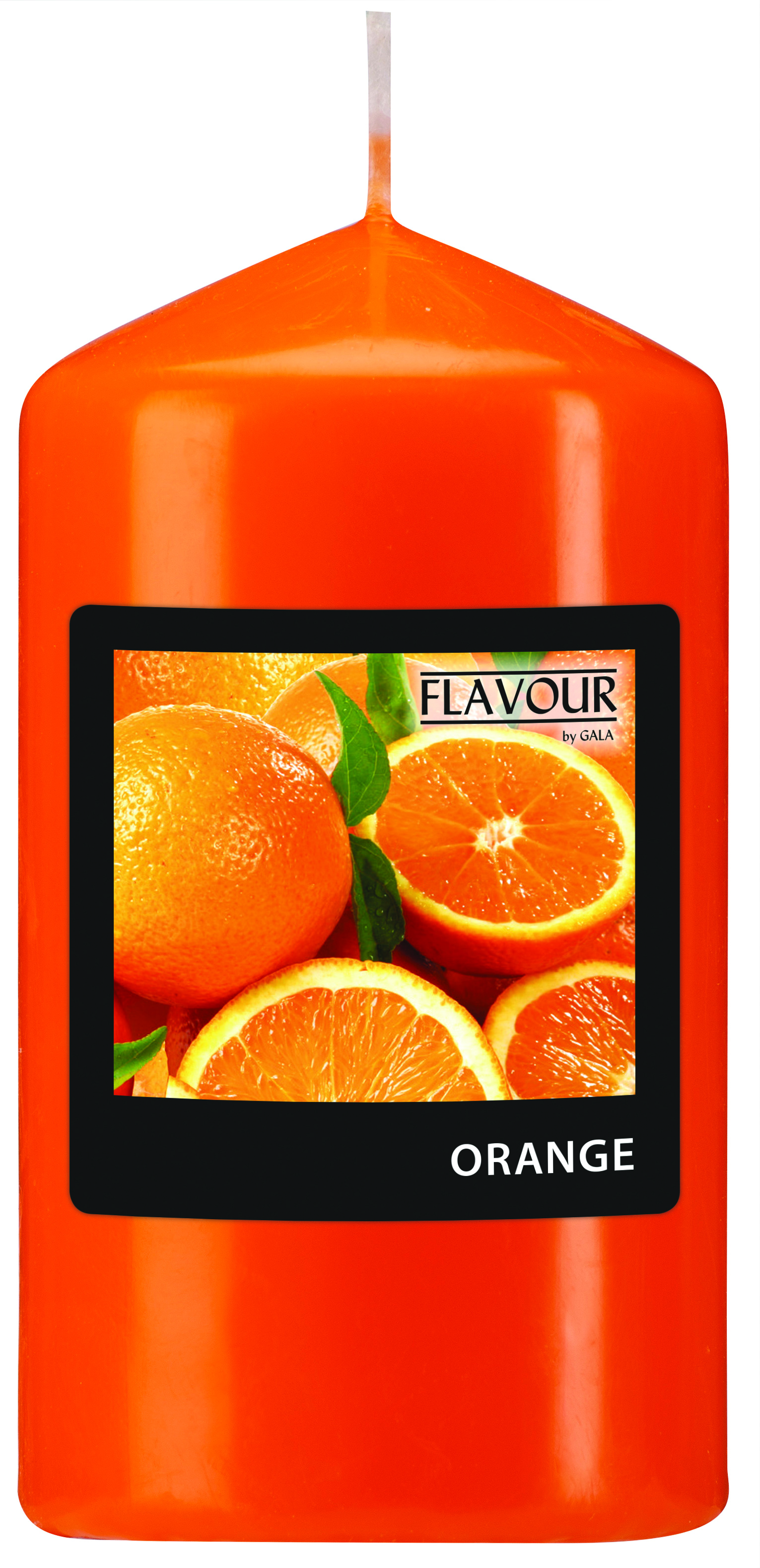 GALA STUMPENKERZE 65/110 DUFT ORANGE