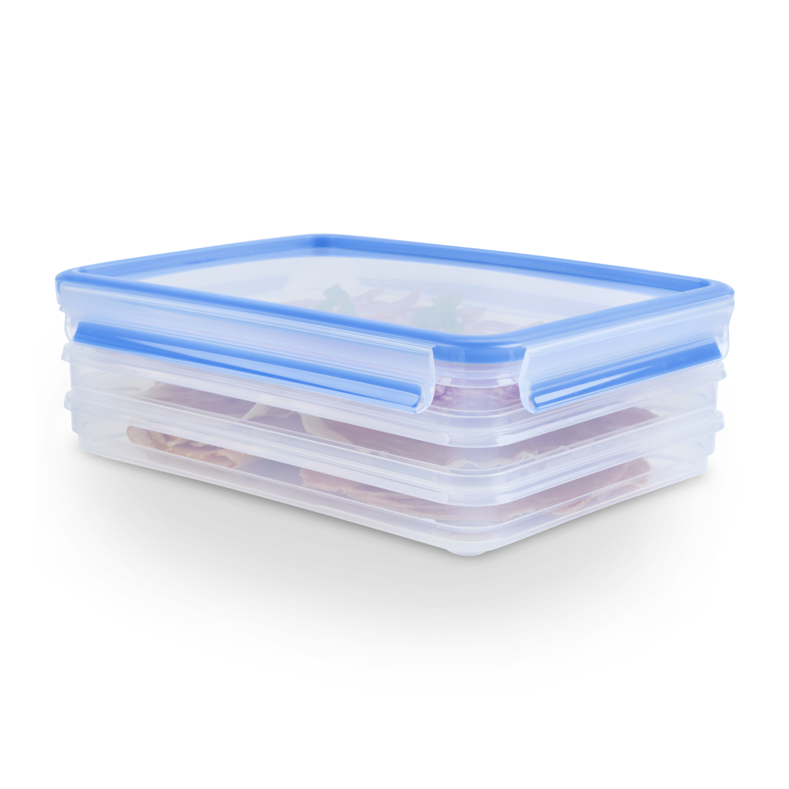 EMSA Clip & Close Aufschnittboxsystem-Set, 3 x 1 L, rechteckig EMSA Clip & Close Aufschnittboxsystem-Set, 3 x 1 L, rechteckig