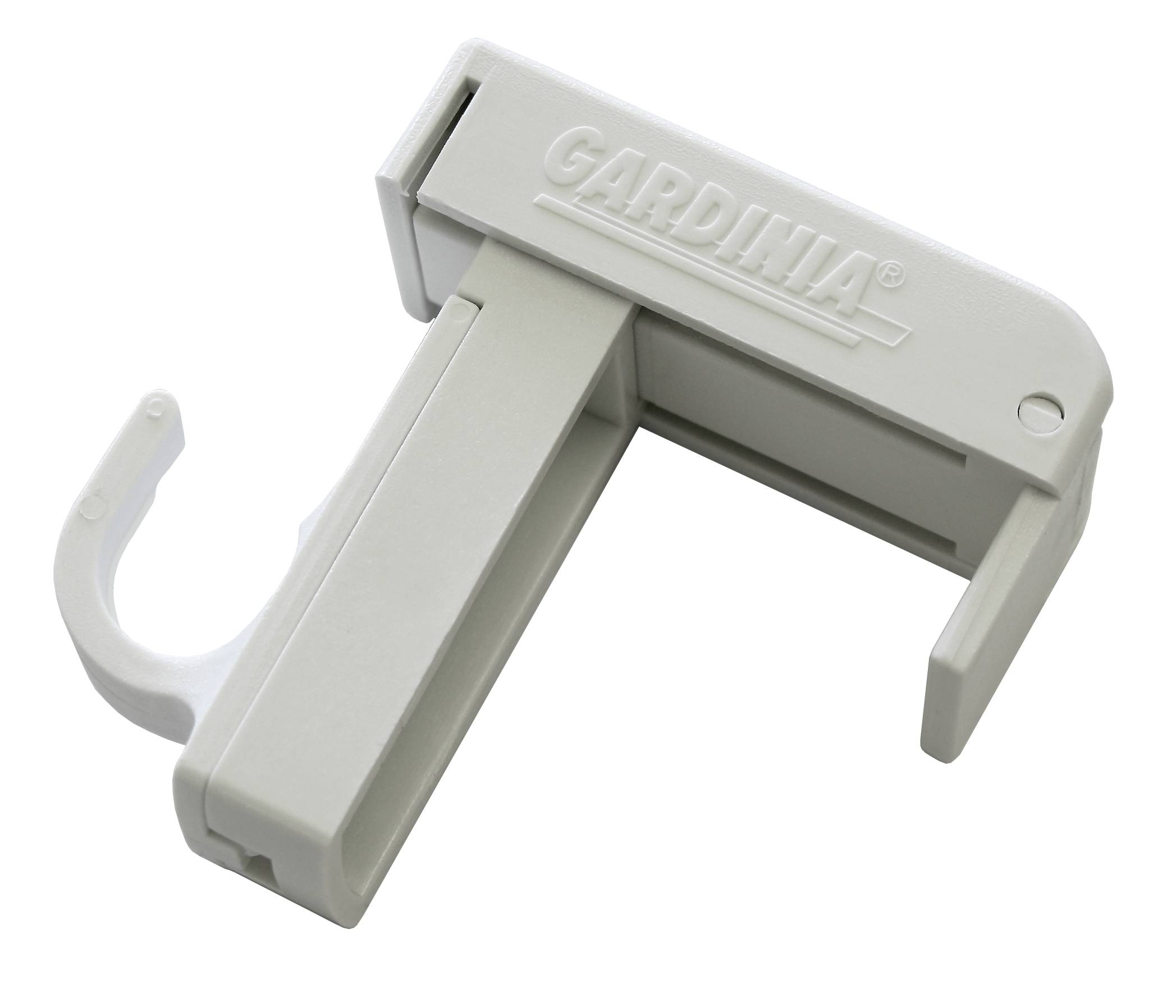 021145-Klemmtr-ger-f-Vitr-Cafehausstange-weiss GARDINIA KLEMMTRÄGER F.VITR.+CAFEH.WEIß