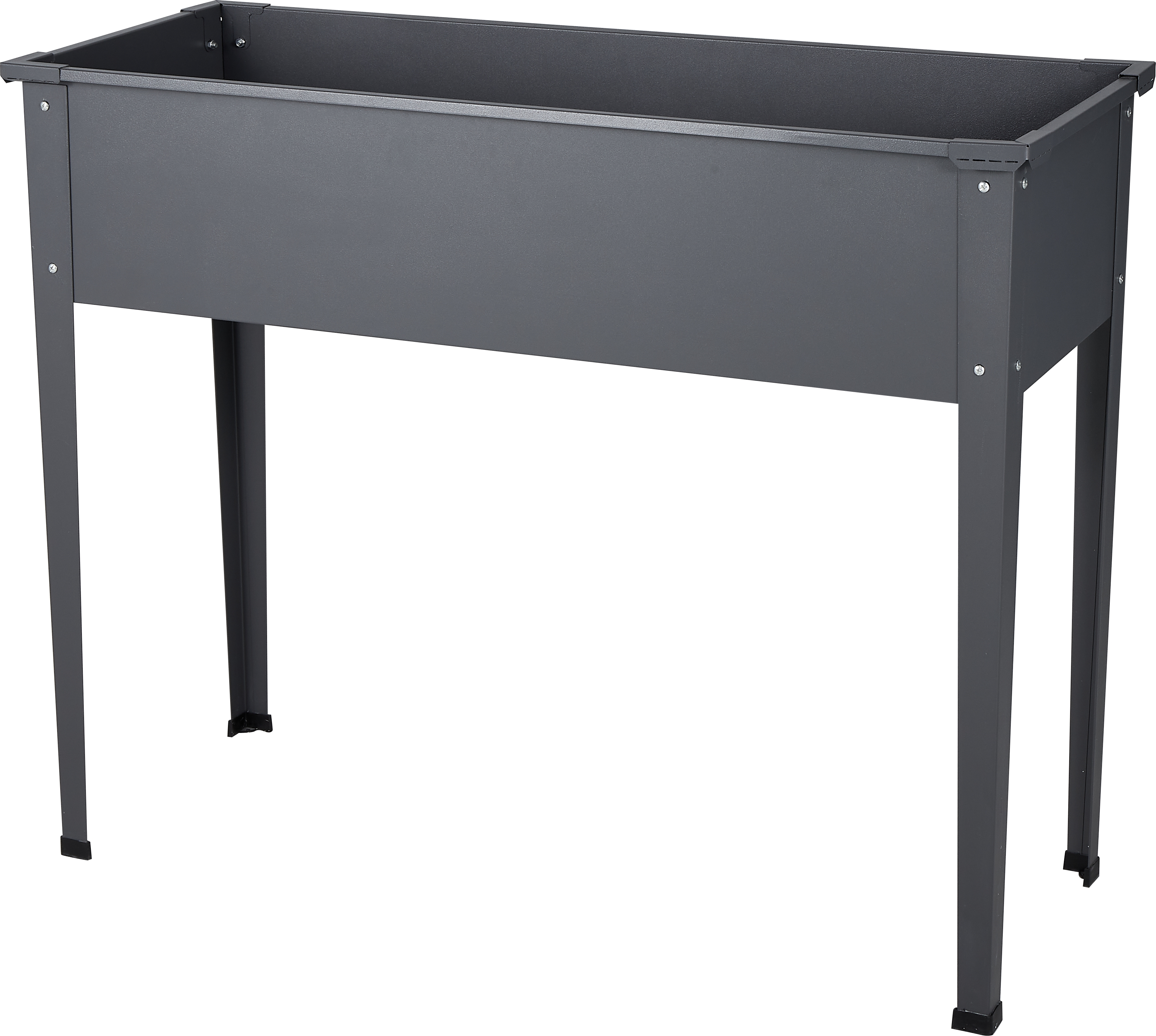 Pink Garten Hochbeet aus Metall, schwarz, 102 x 41 x 80 cm Pink Garten Hochbeet aus Metall, schwarz, 102 x 41 x 80 cm