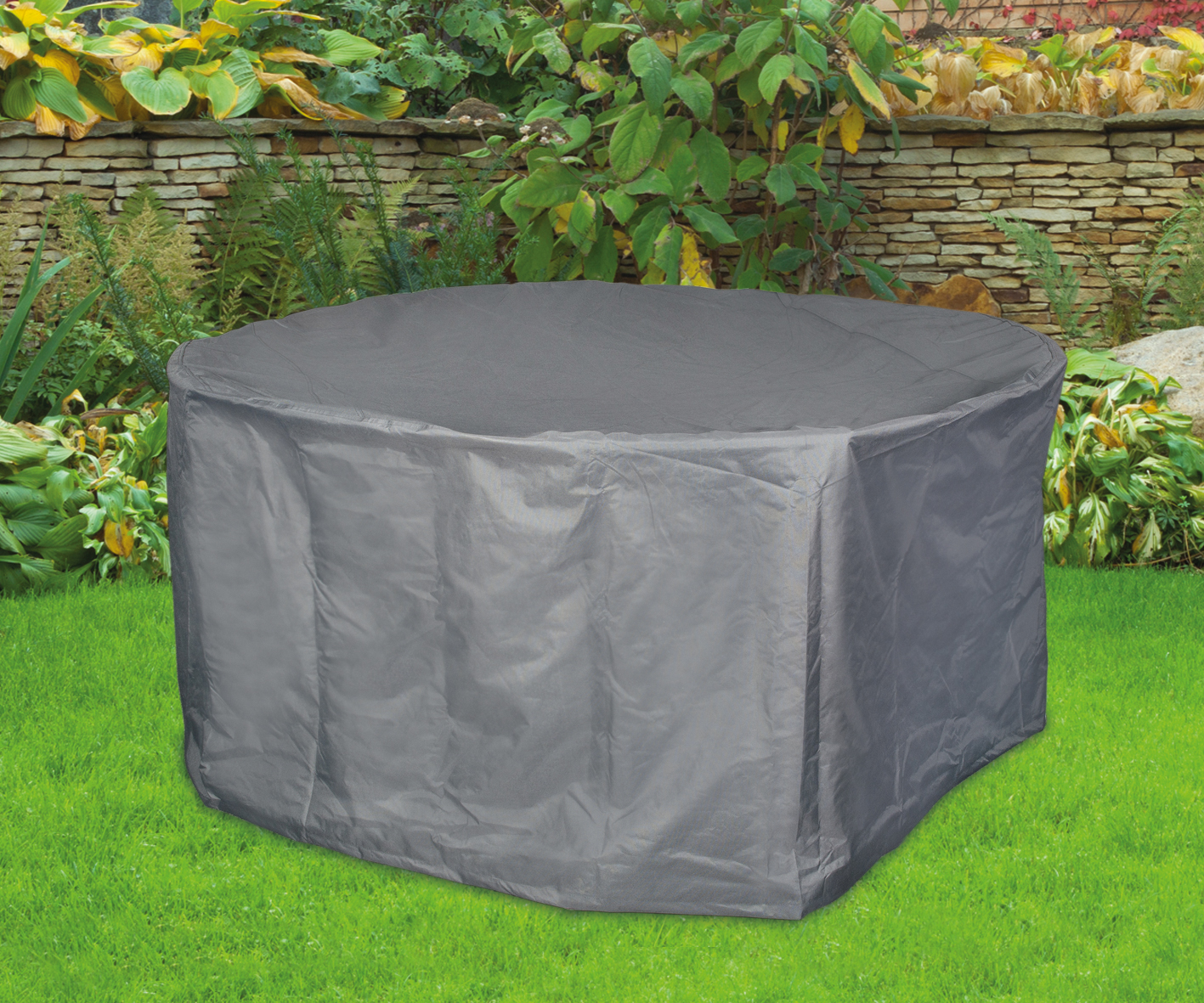 Happy Schutzhülle für runde Garten-Sitzgruppe, 200 x 95 cm Happy Schutzhülle für runde Garten-Sitzgruppe, 200 x 95 cm