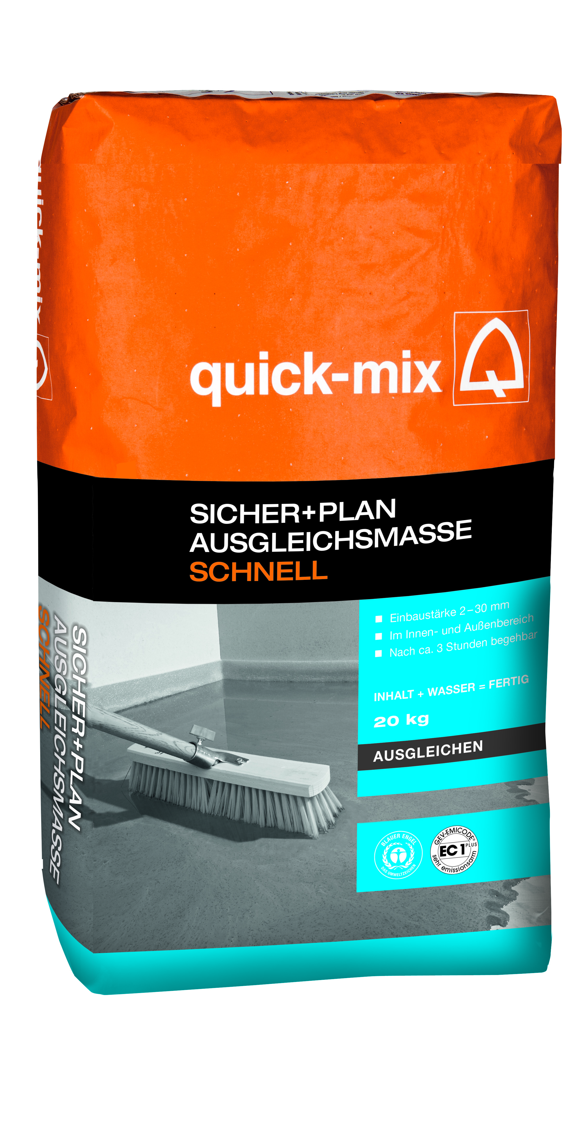 Quick-Mix Sicher + Plan Ausgleichsmasse schnell