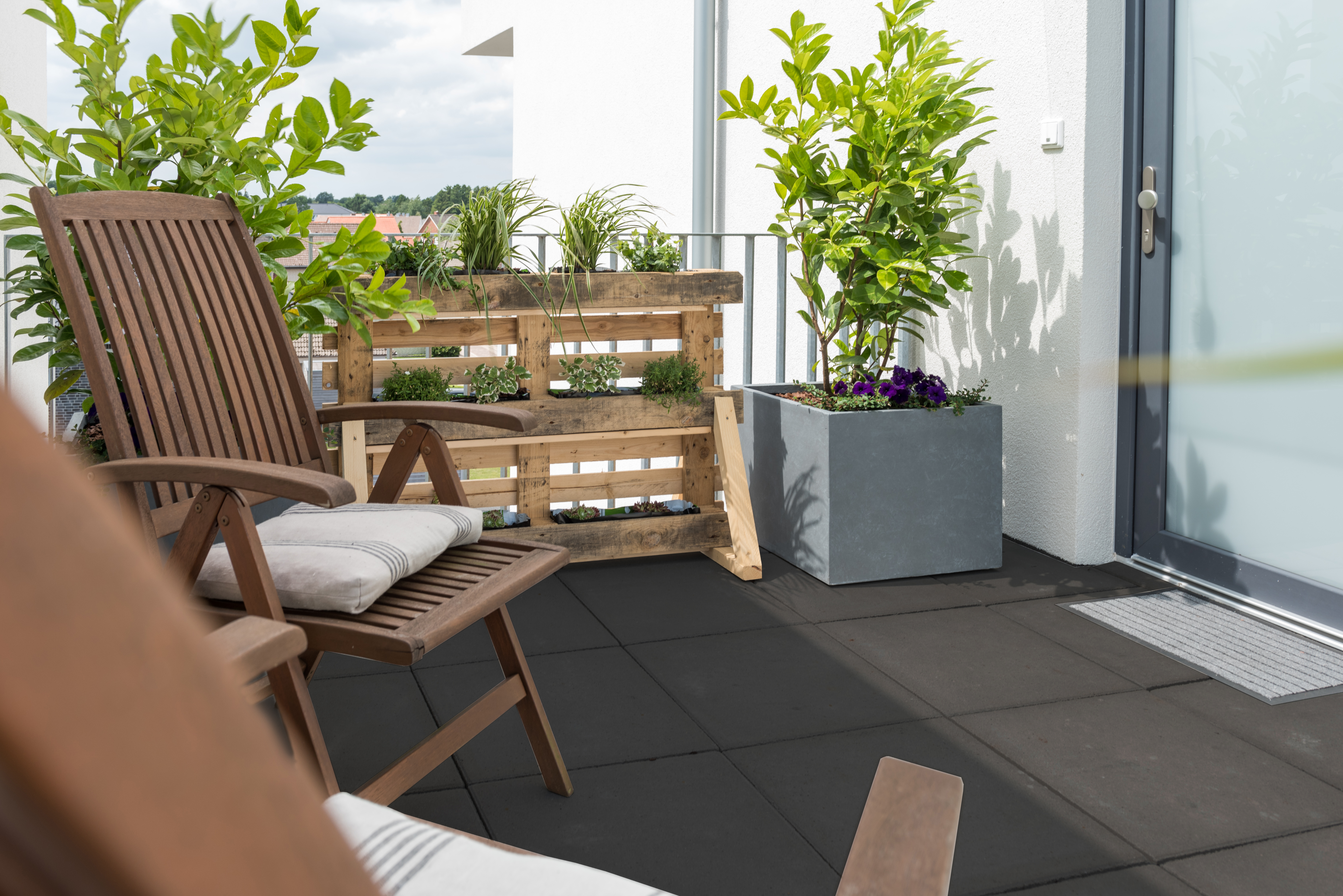 Diephaus Betonplatte anthrazit, 50 x 50 x 4 cm, M.Fase Diephaus Betonplatte anthrazit, 50 x 50 x 4 cm, M.Fase