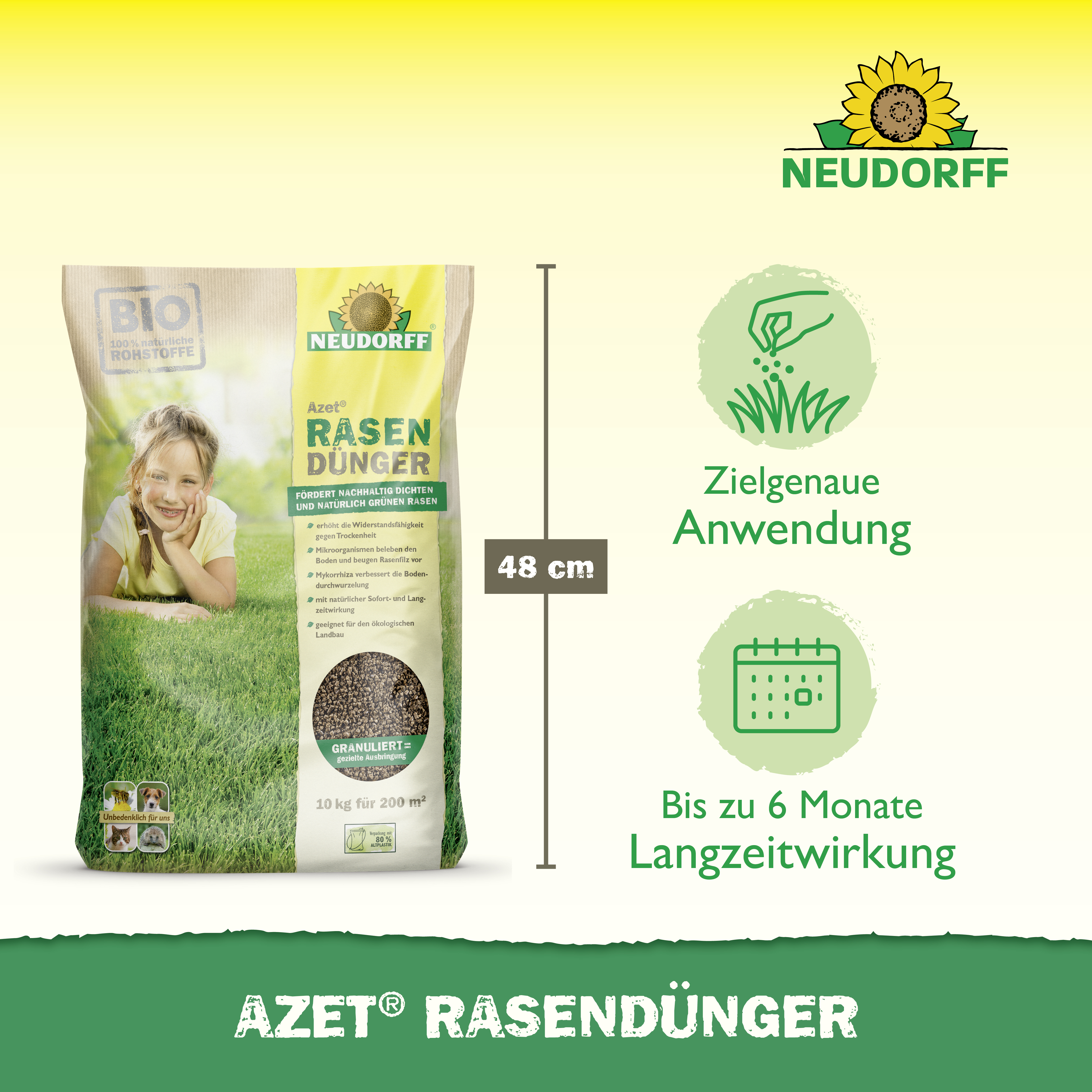 Neudorff Azet RasenDünger, 10,05 kg