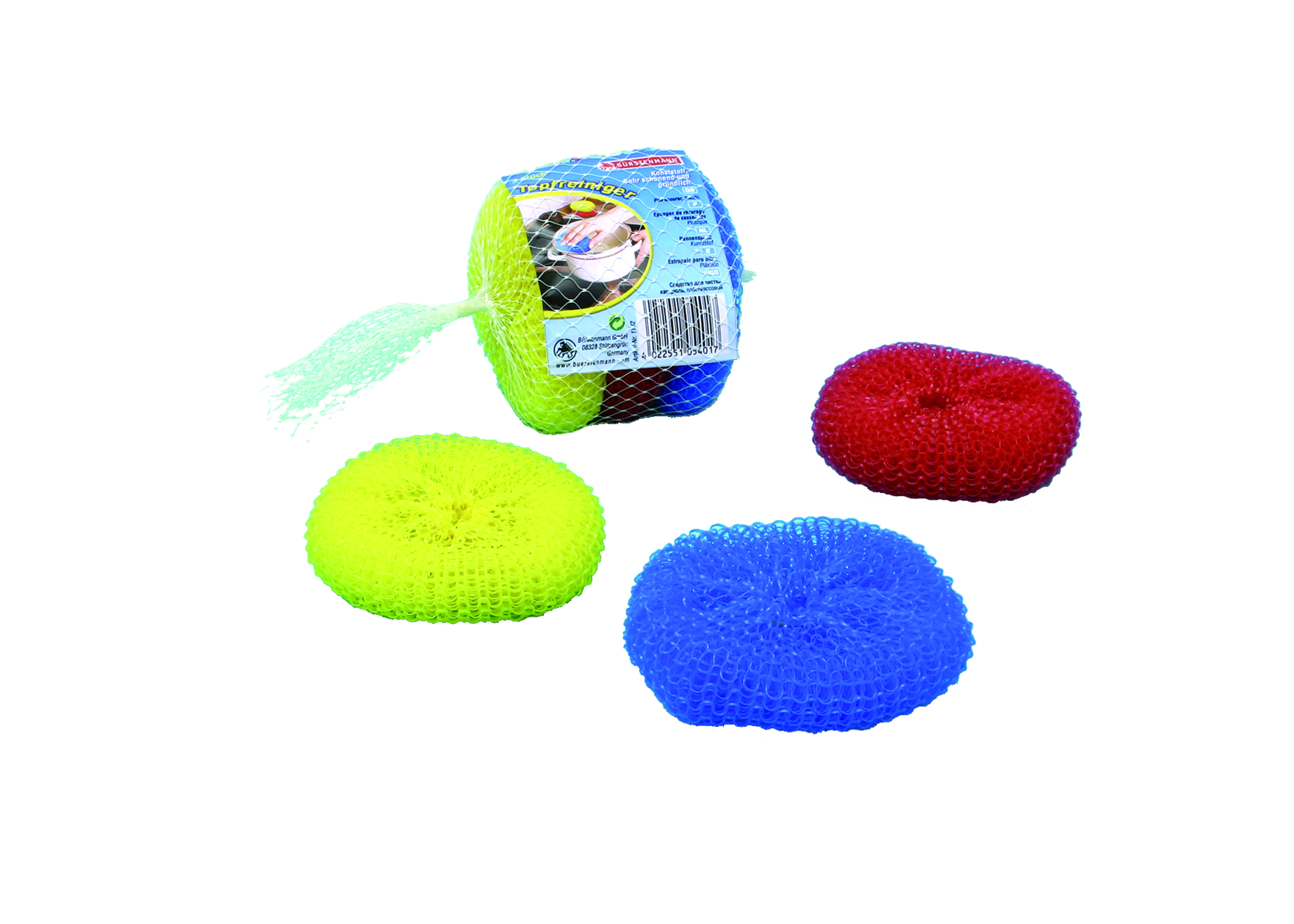 BÜRSTENMANN KUNSTSTOFFTOPFREINIGER 3ST.       