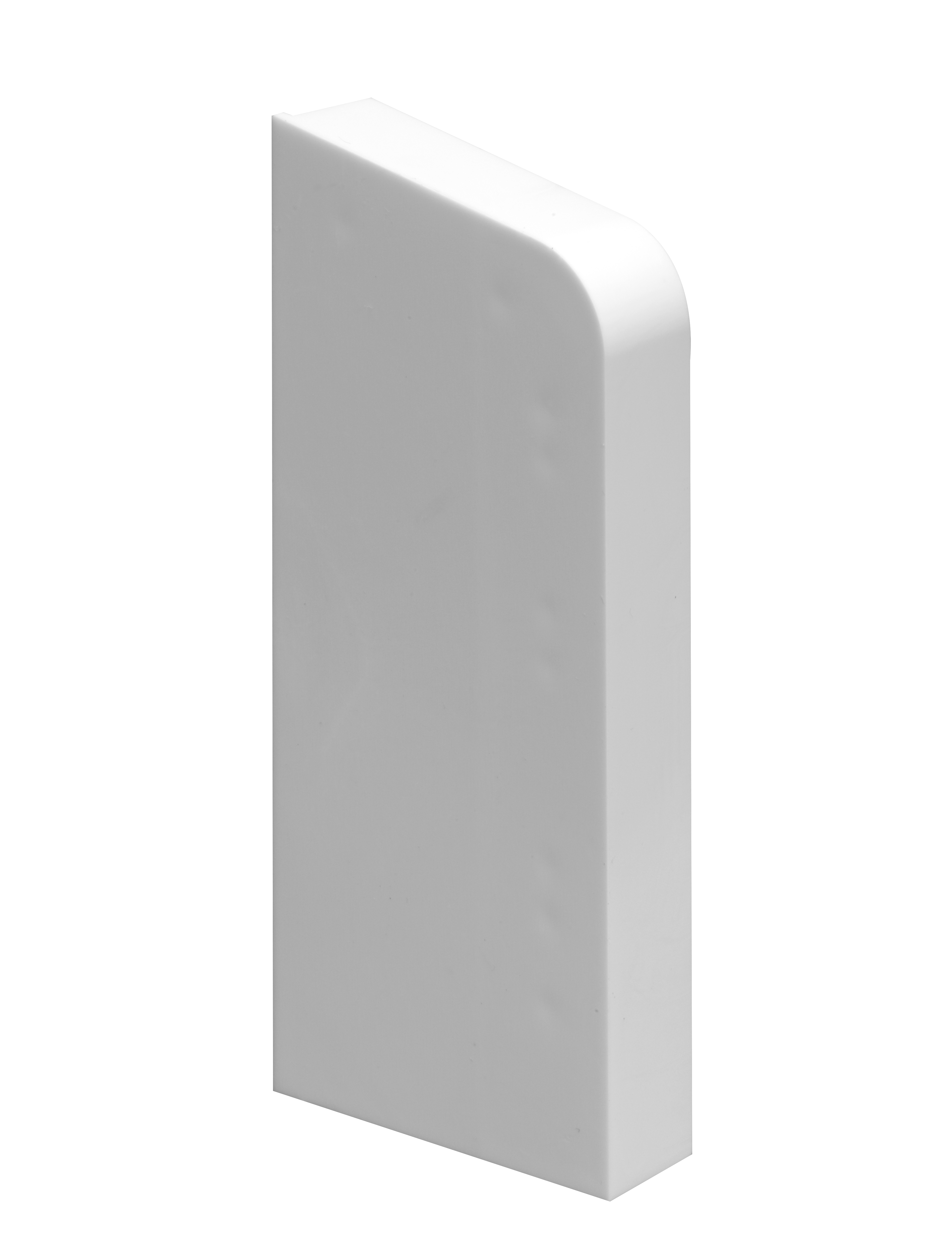 Döllken Endkappe Heizrohrverkleidungsleiste links, weiß