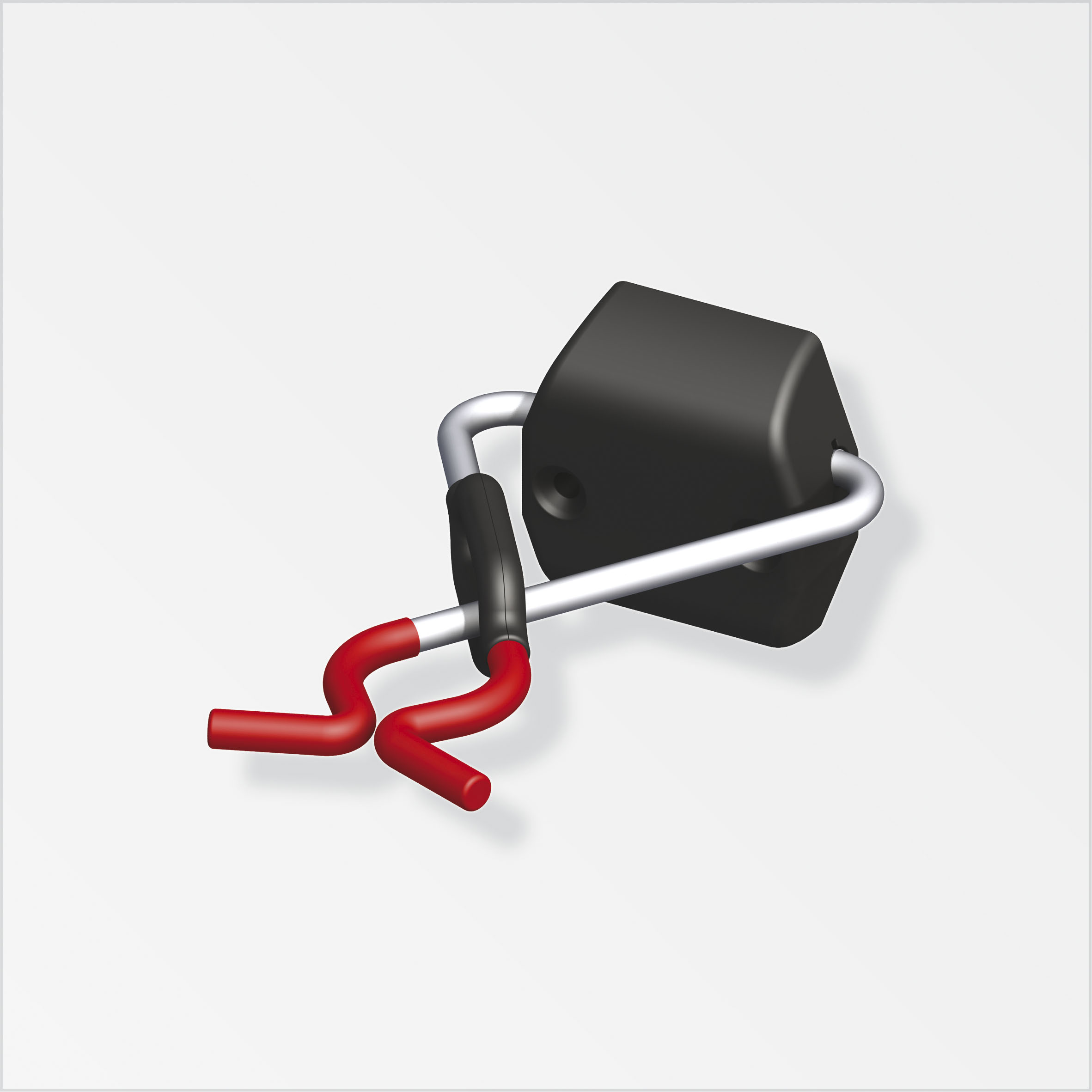 487528_Gera-tehalter Alfer X-star Gerätehalter für Wand, Rot