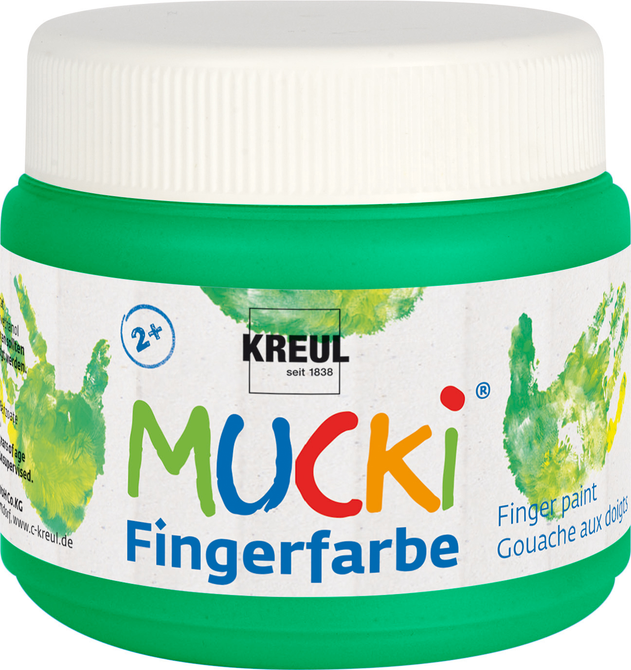 23110_MUCKI_Fingerfarbe_Gruen_150ml_RGB Fingerfarbe