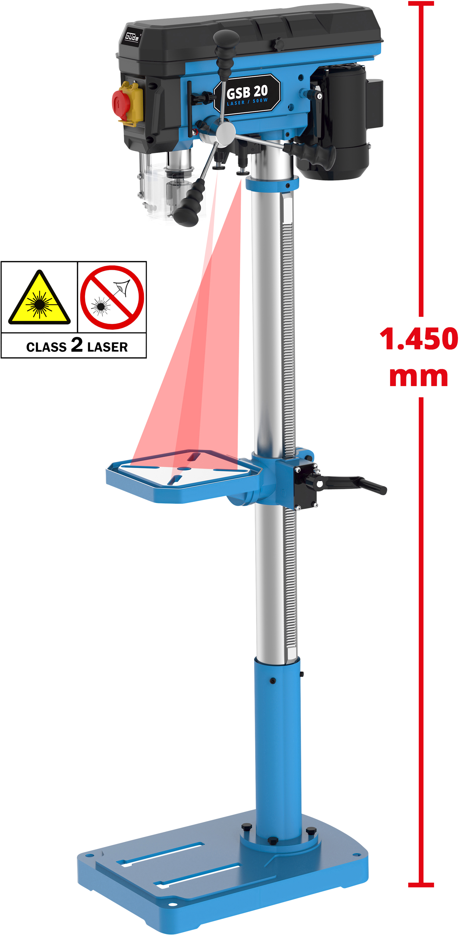 55209 Güde Säulenbohrmaschine GSB 20 Laser