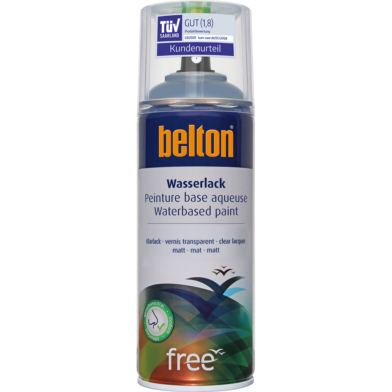 332401 belton free Klarlack matt, 400ml