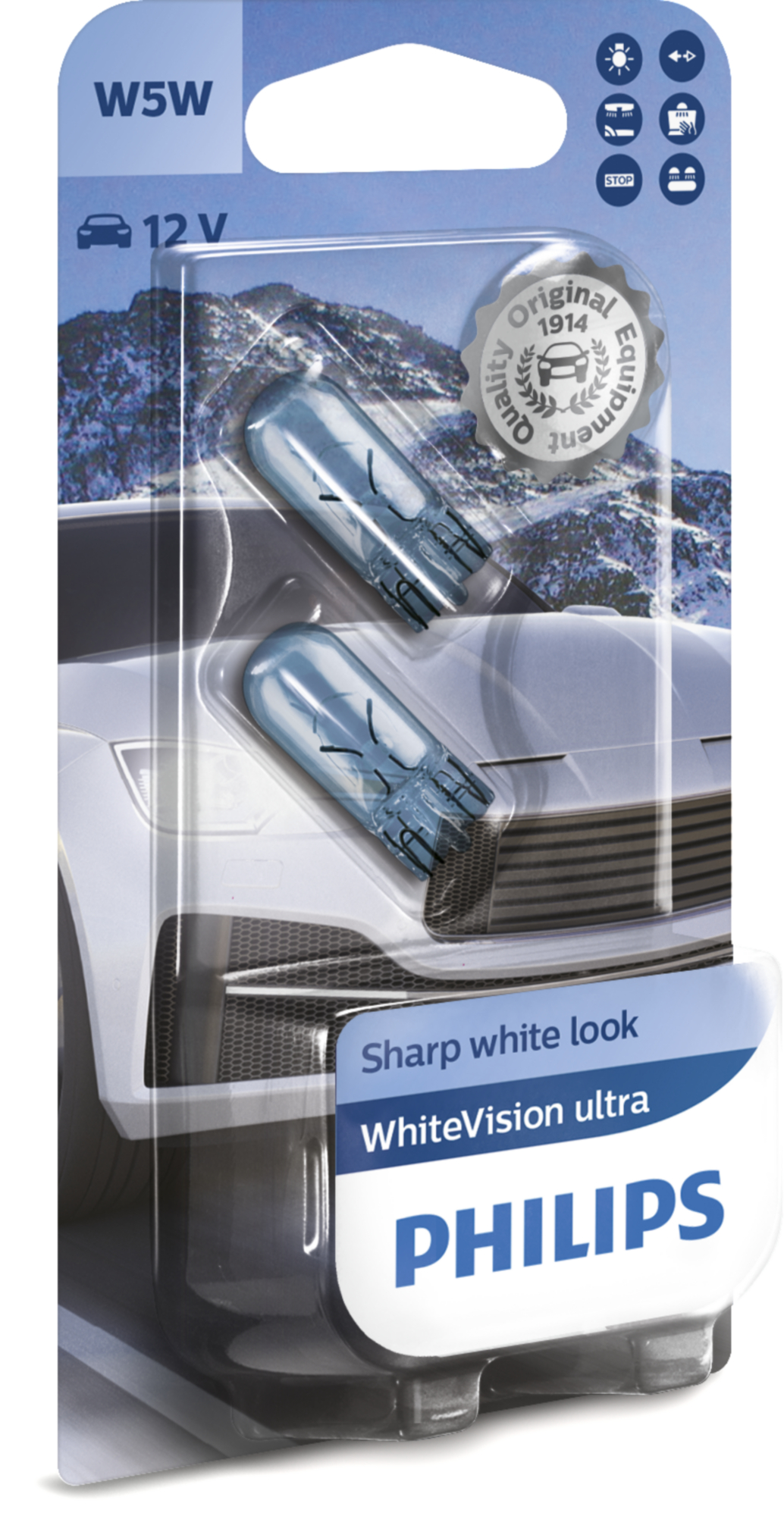 Philips Signallampe W5W WhiteVision ultra