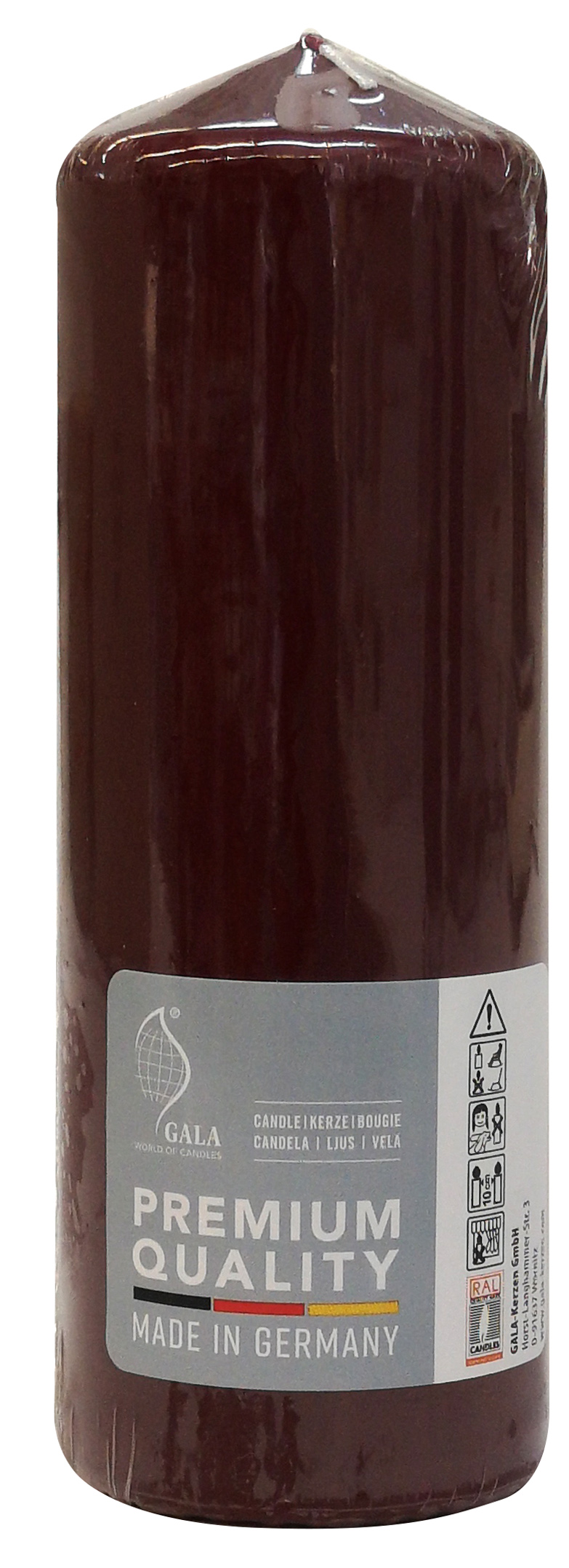 GALA STUMPENKERZE 70/200 KIRSCHE 