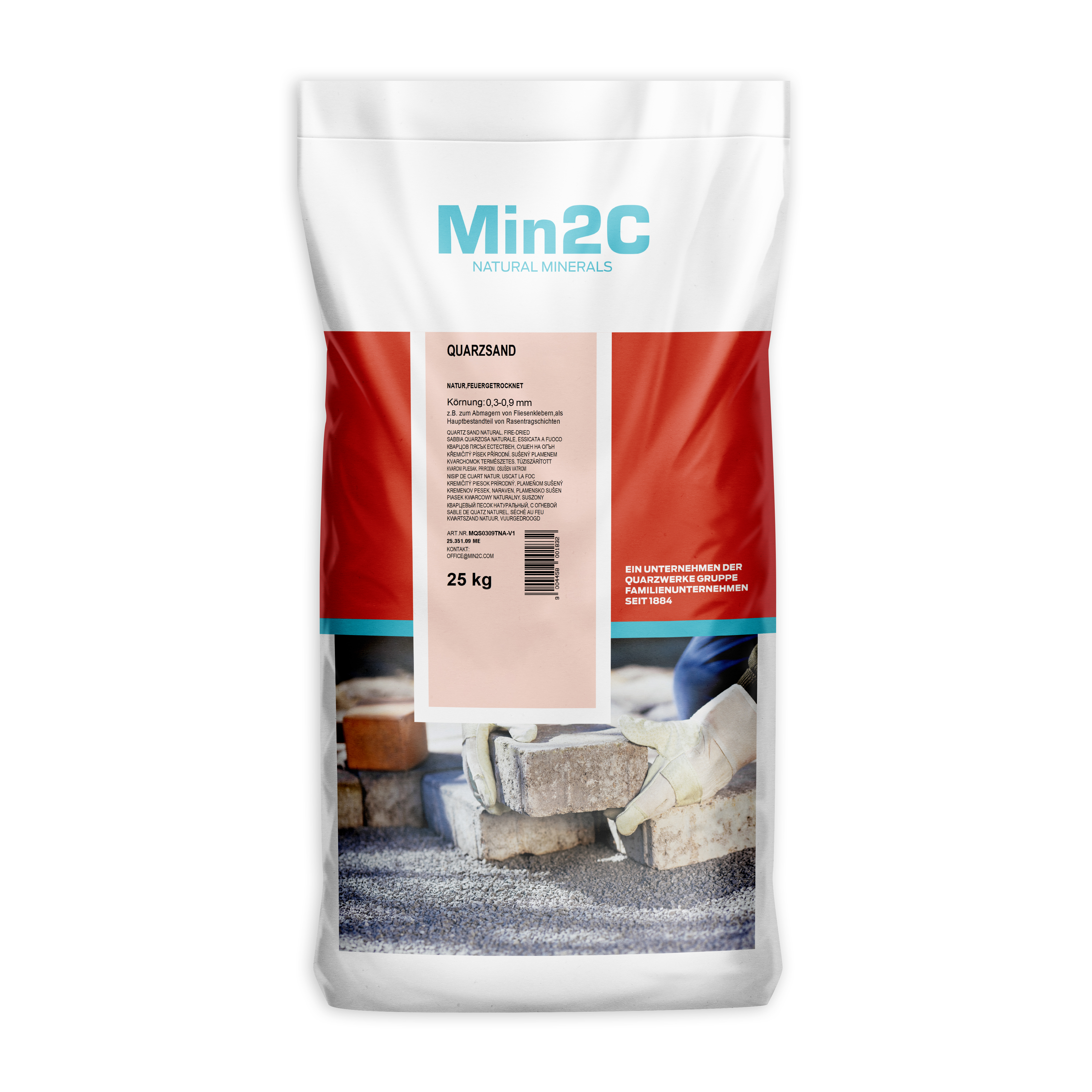 Quarzwerke Quarzsand, natur, 0,3 - 0,9 mm