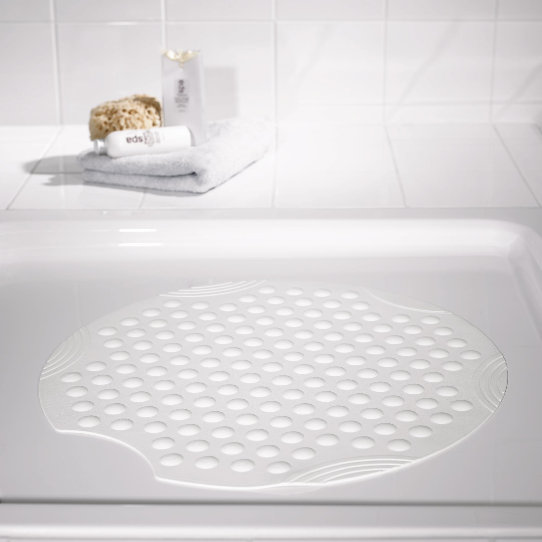 Ridder Duscheinlage Tecno ca. Ø 55 cm, weiß, 100% TPE Ridder Duscheinlage Tecno ca. Ø 55 cm, weiß, 100% TPE