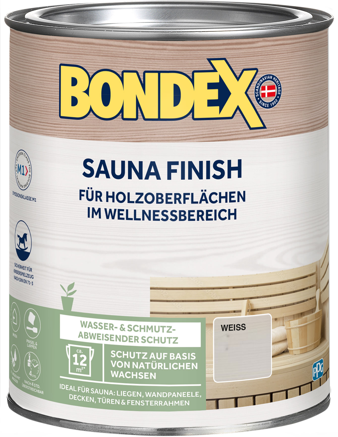 Bondex Sauna Finish, weiß 1,0L
