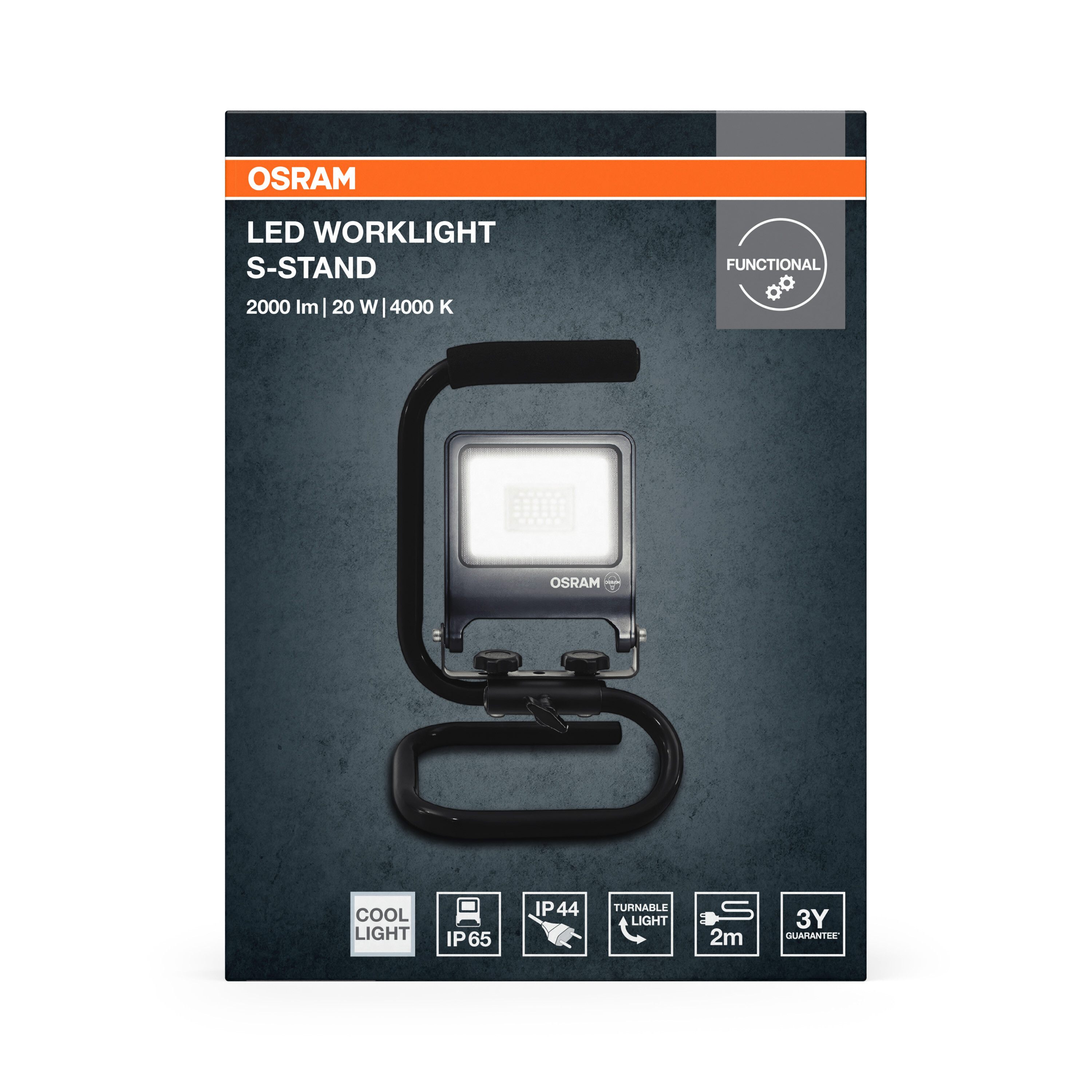 Osram Baustrahler "LED Worklight S-Stand", 20W