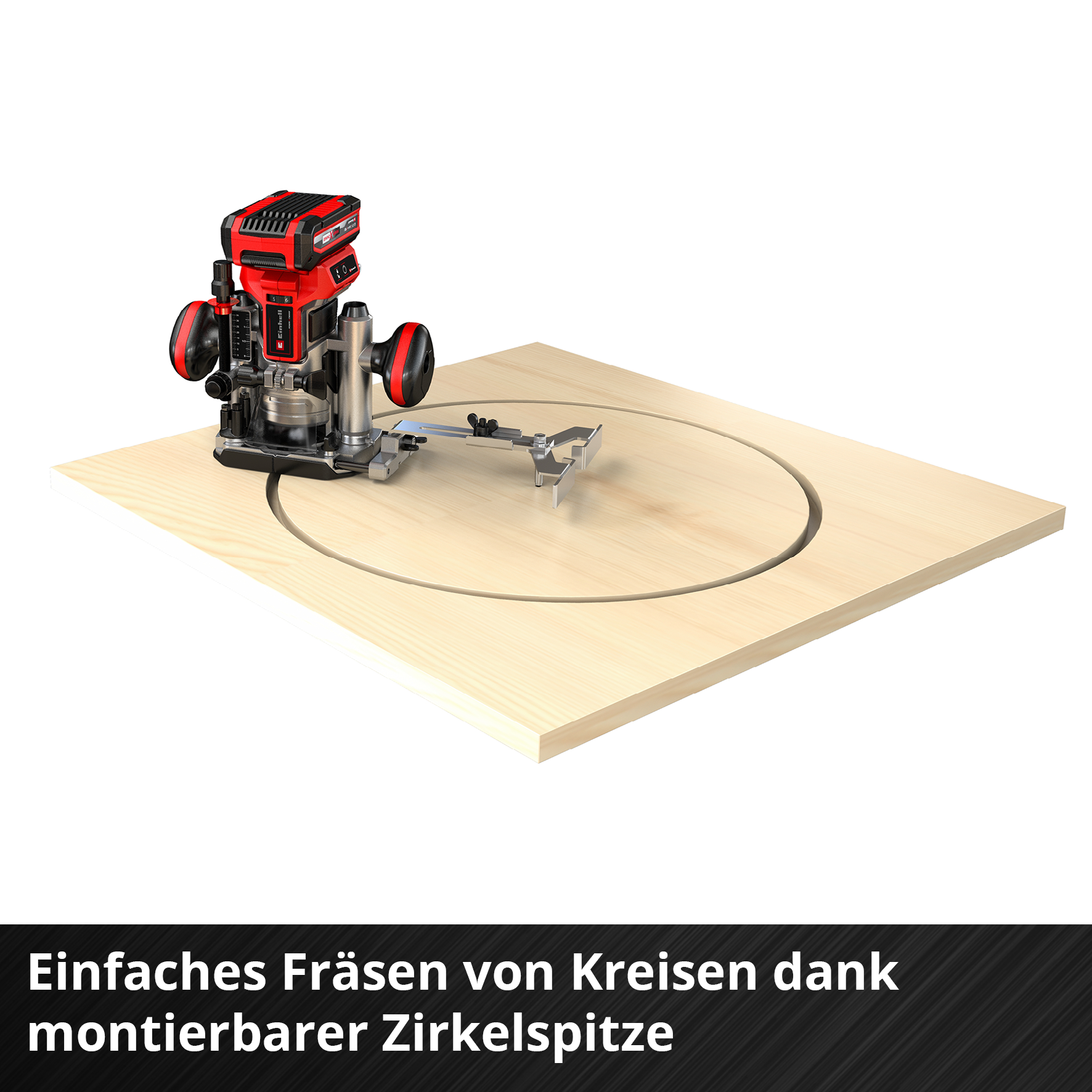 Einhell Akku-Oberfräse /-Kantenfräse TP-RO 18 Set Li BL - Solo
