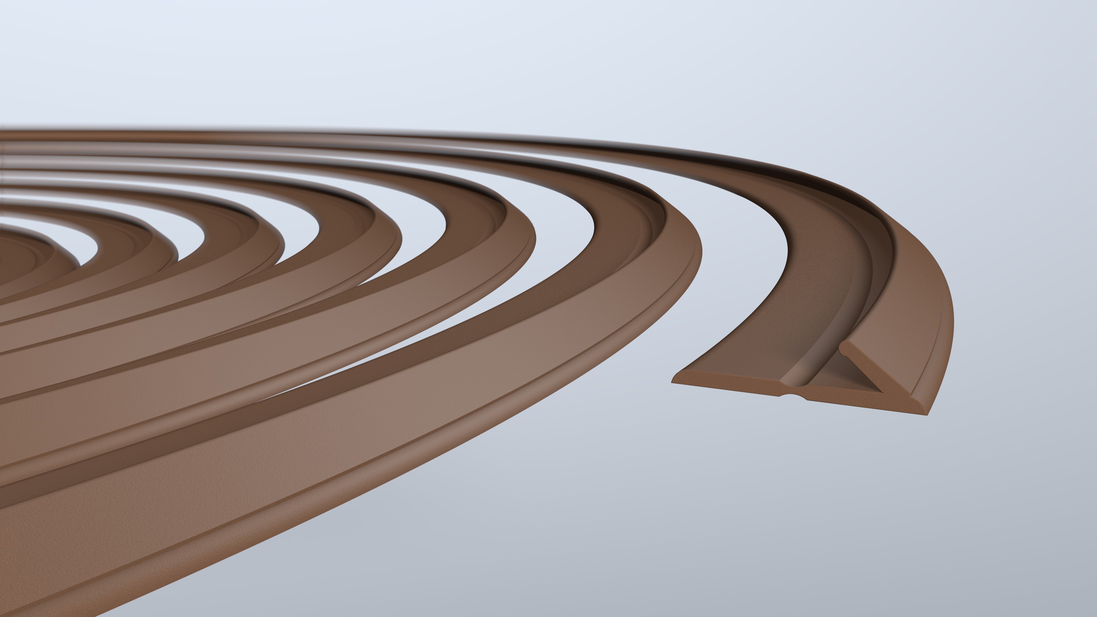 Roro Selbstklebedichtung, rustikalbraun