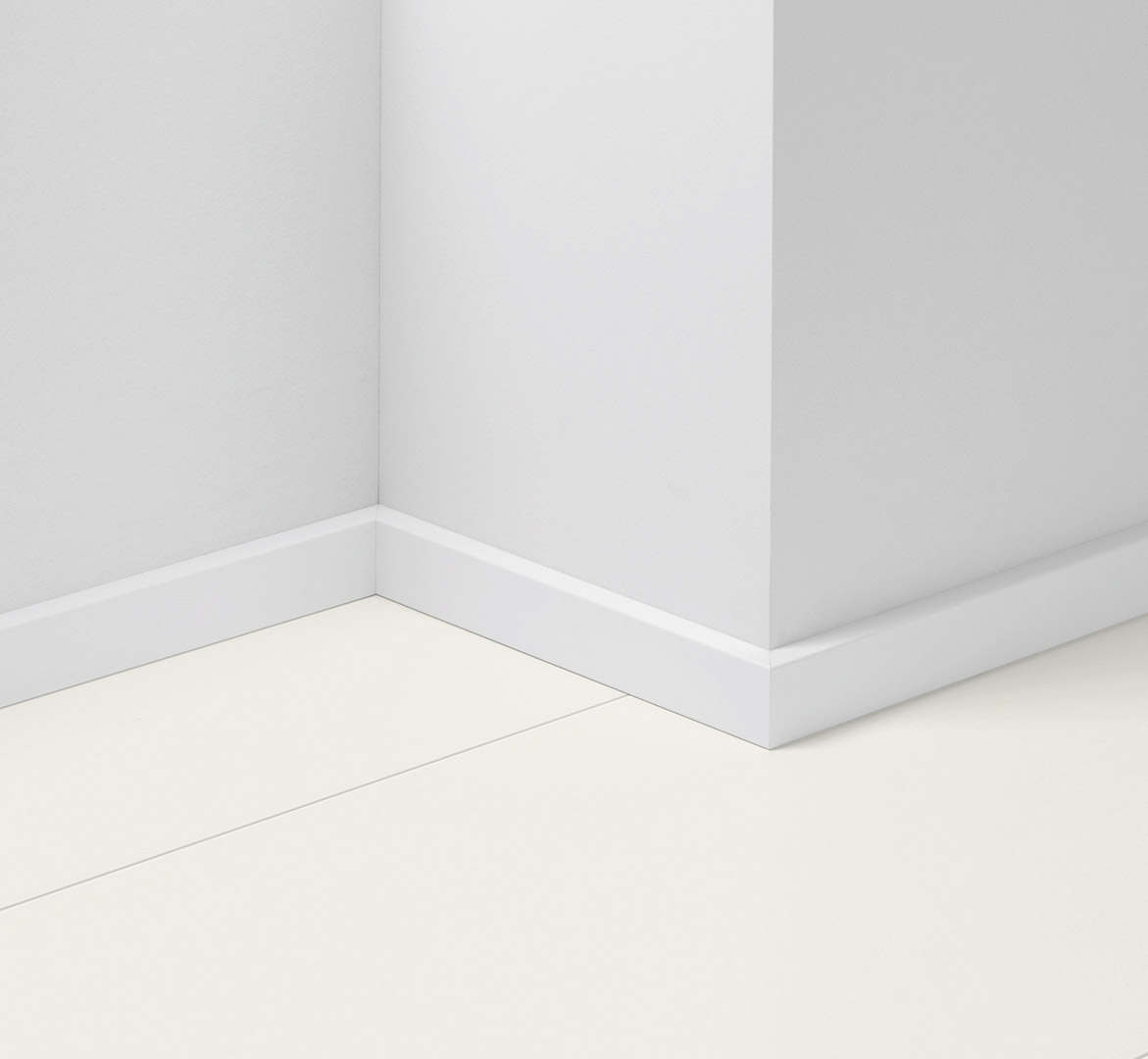 Parador Sockelleiste SL 3 Uni Weiss Dekor D001 Parador Sockelleiste SL 3 Uni Weiss Dekor D001