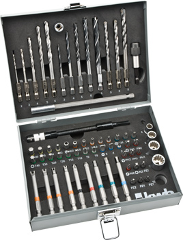 106300-101 Kwb Bit-Bohrer-Nuss-Satz, 67-tlg.