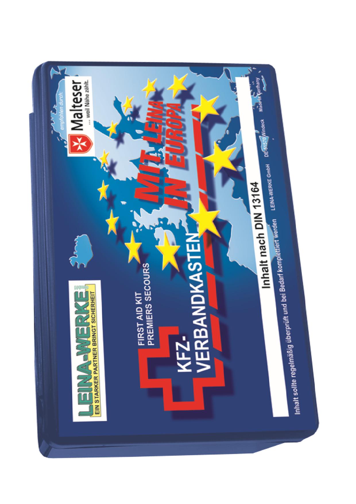 458323ILDliwvdZtzyg Leina-Werke KFZ-Verbandkasten "Europa"