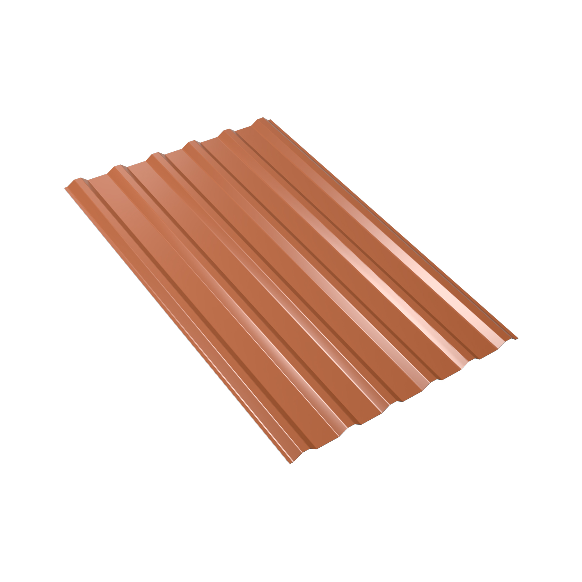 Weckman Trapezblech-Mini W20, ziegelrot, 1200 x 776 x 0,5 mm