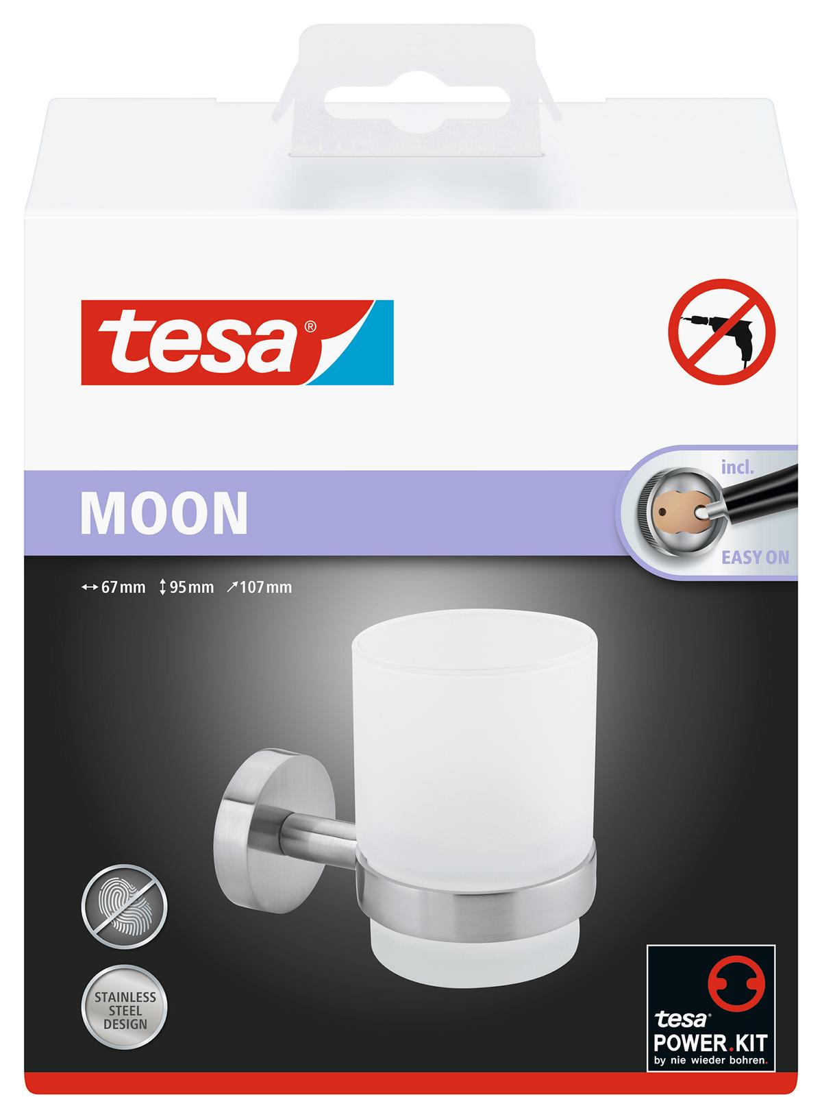 tesa_MOON_403120000000_LI490_front_pa tesa Moon Zahnputzbecherhalter