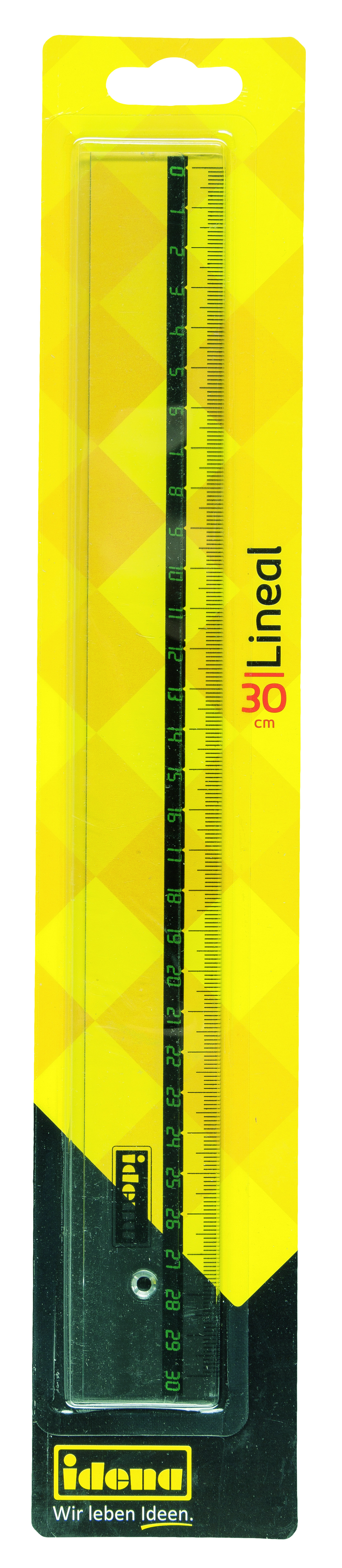 IDENA LINEAL KUNSTSTOFF 30CM   