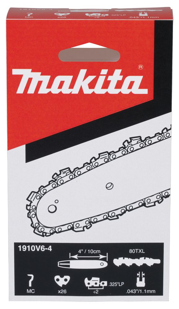 Makita Sägekette 10 cm, 1,1 mm, 0.325" Makita Sägekette 10 cm, 1,1 mm, 0.325"