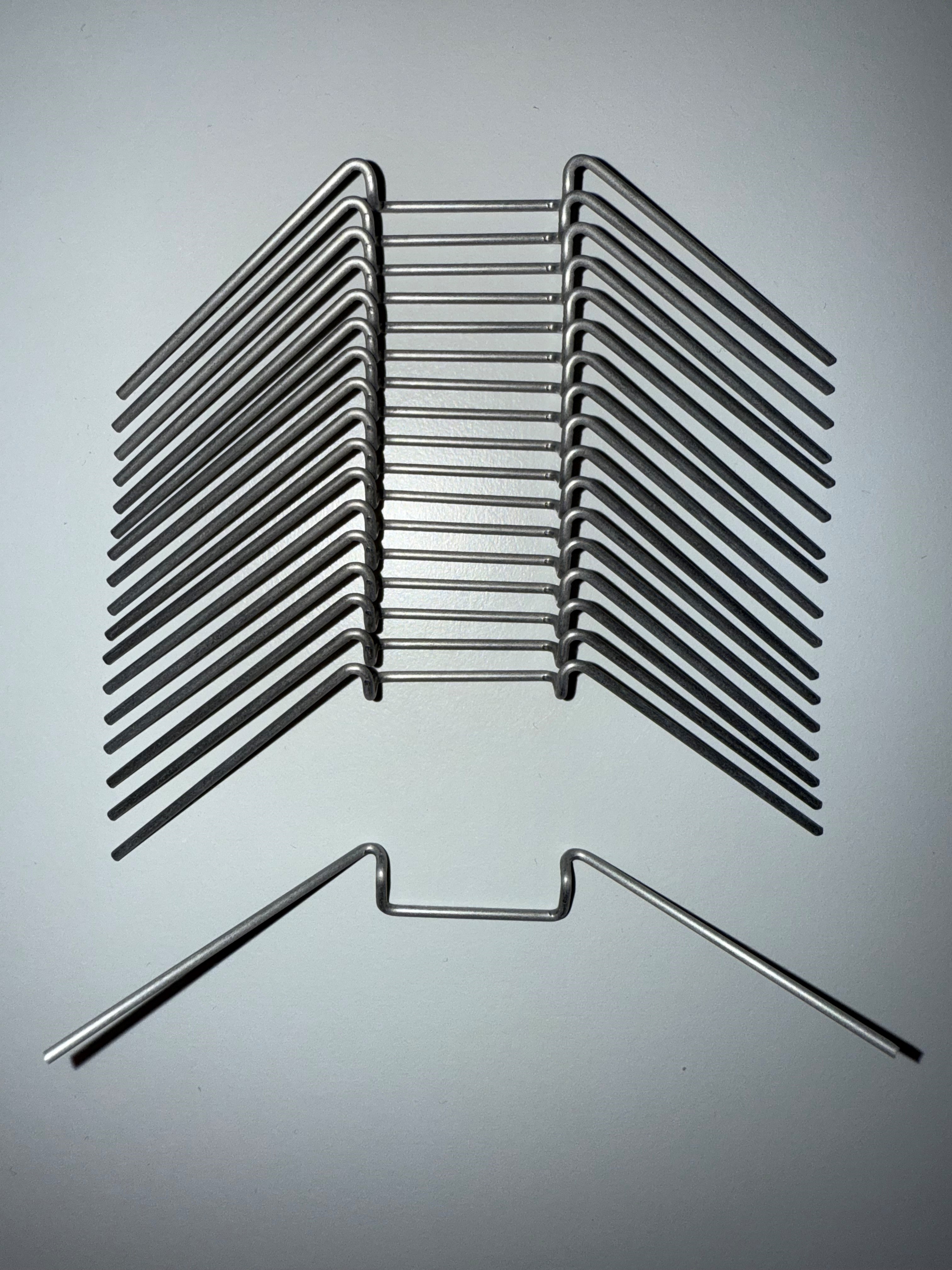 KGT Glasklammern (W-Klammer) VE= 50 Stk.