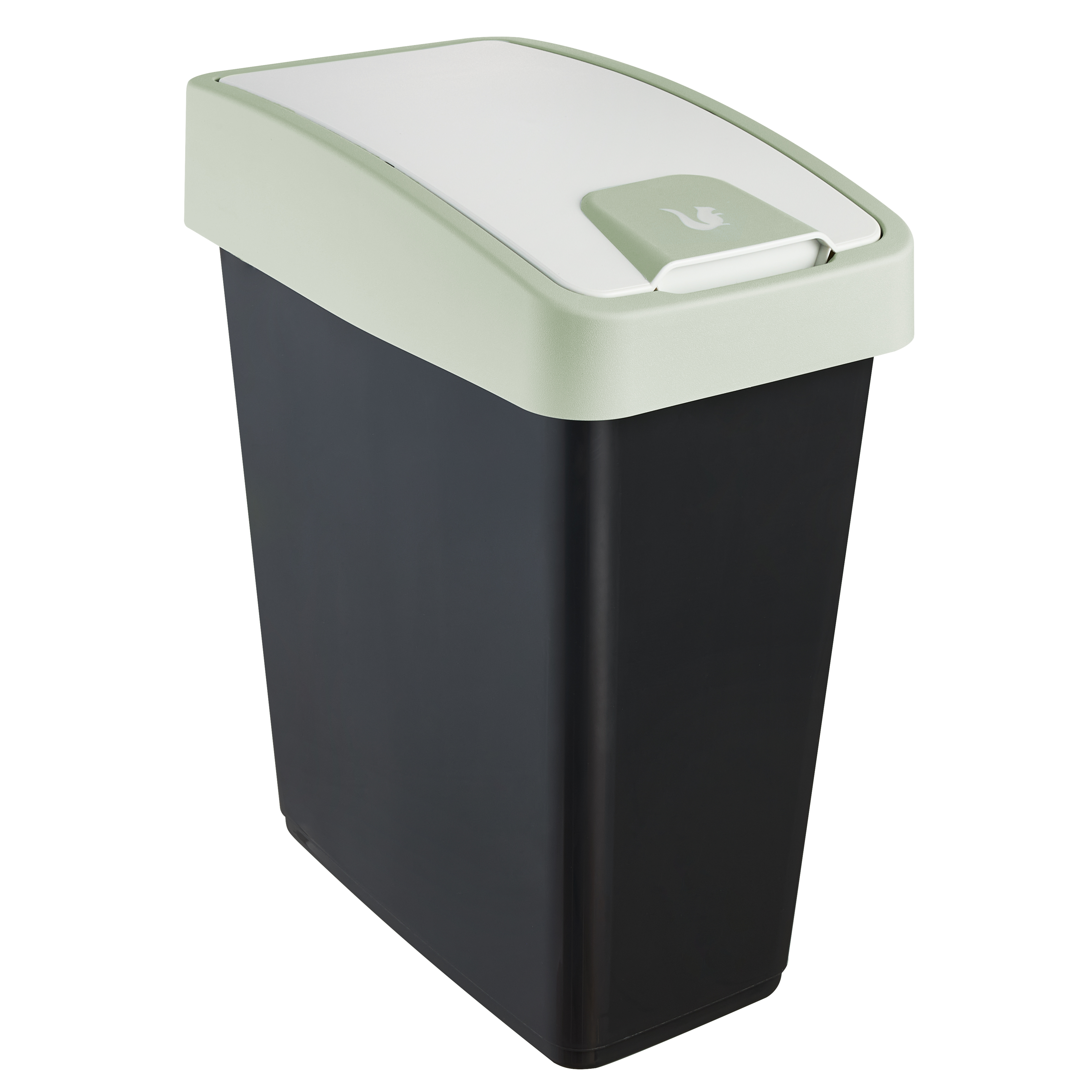 Keeeper Abfallbehälter magne mit Flip-Deckel, 25 l, soft green