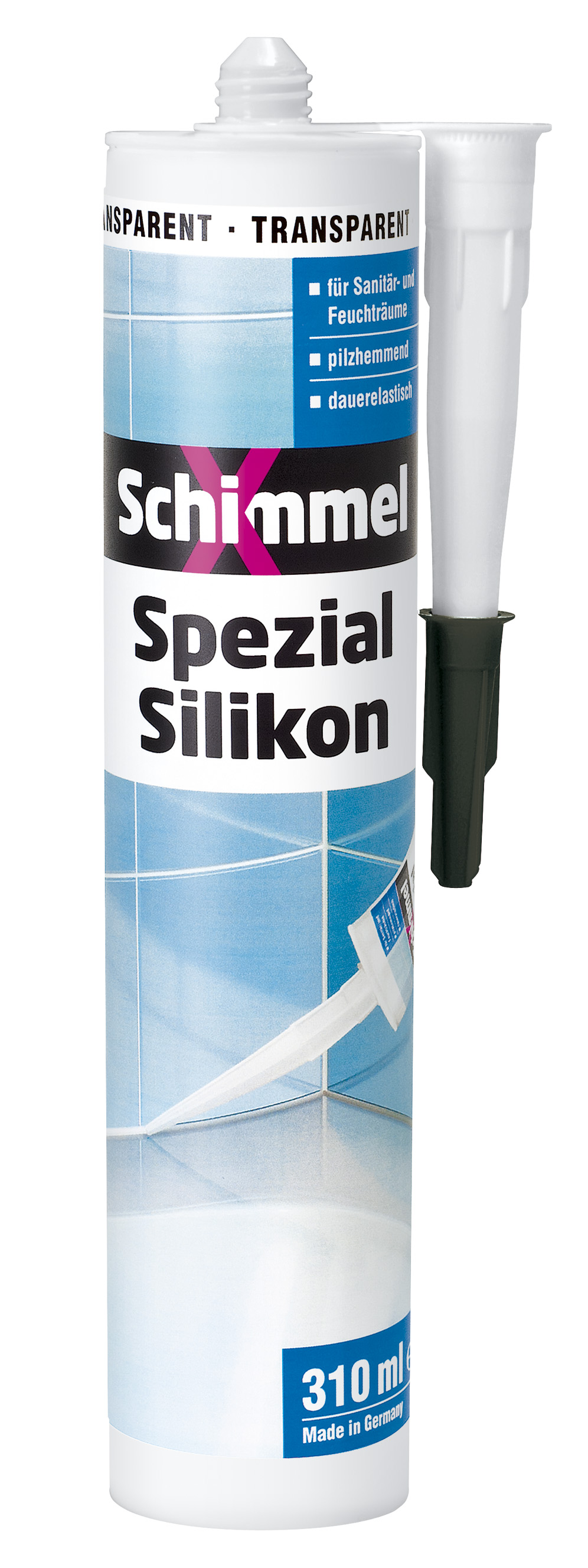 4044899150015 SchimmelX Spezial-Silikon transparent, 310 ml