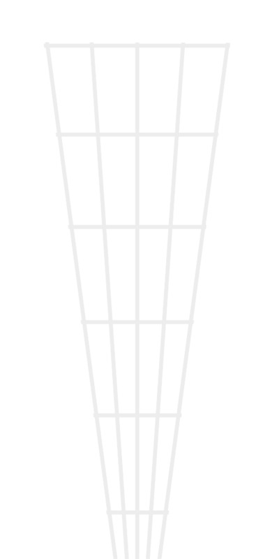 Windhager Metall-Gitterspalier, 150 cm, weiß