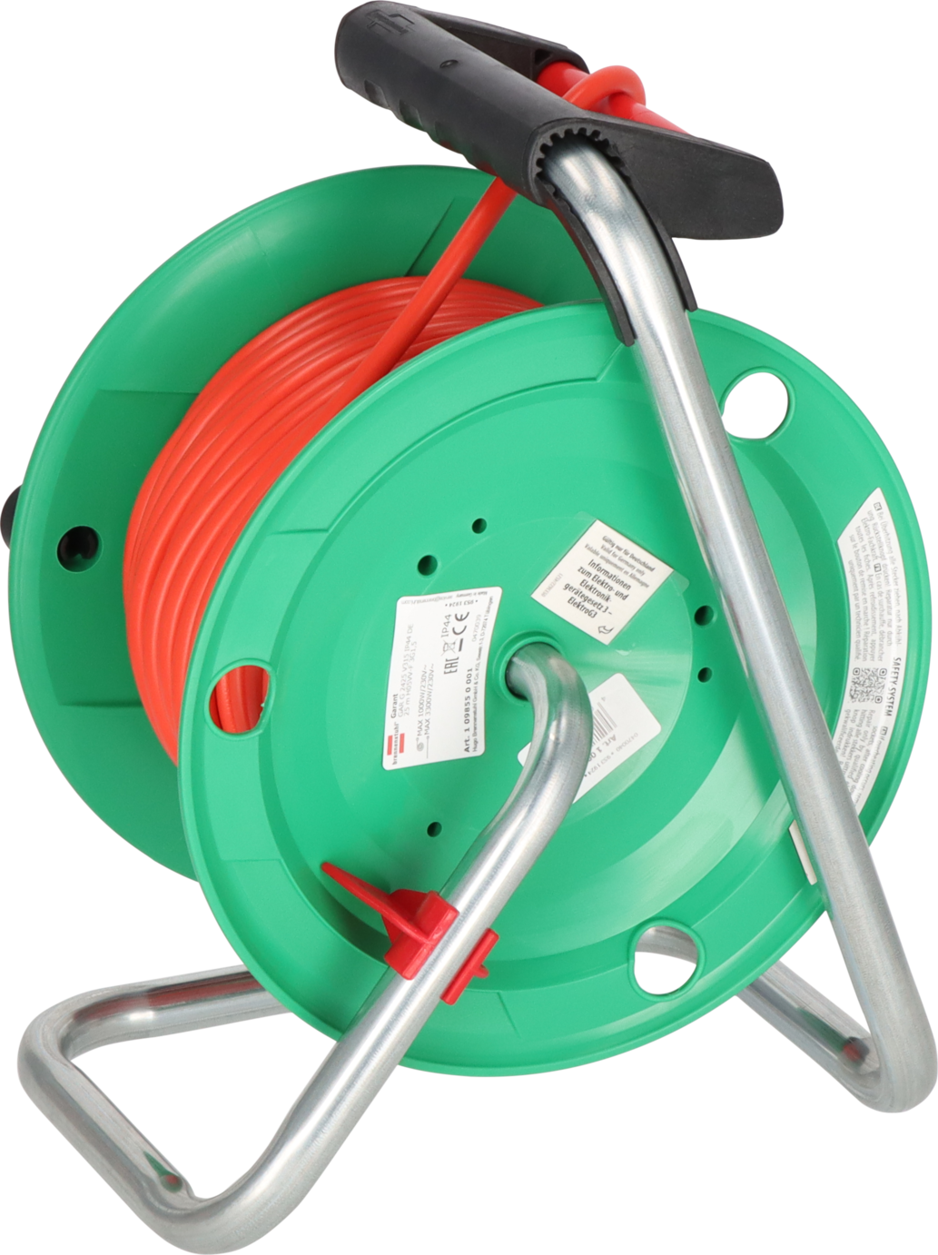 Brennenstuhl Garant® G IP44 Gartenkabeltrommel, 23+2 m Kabel in rot