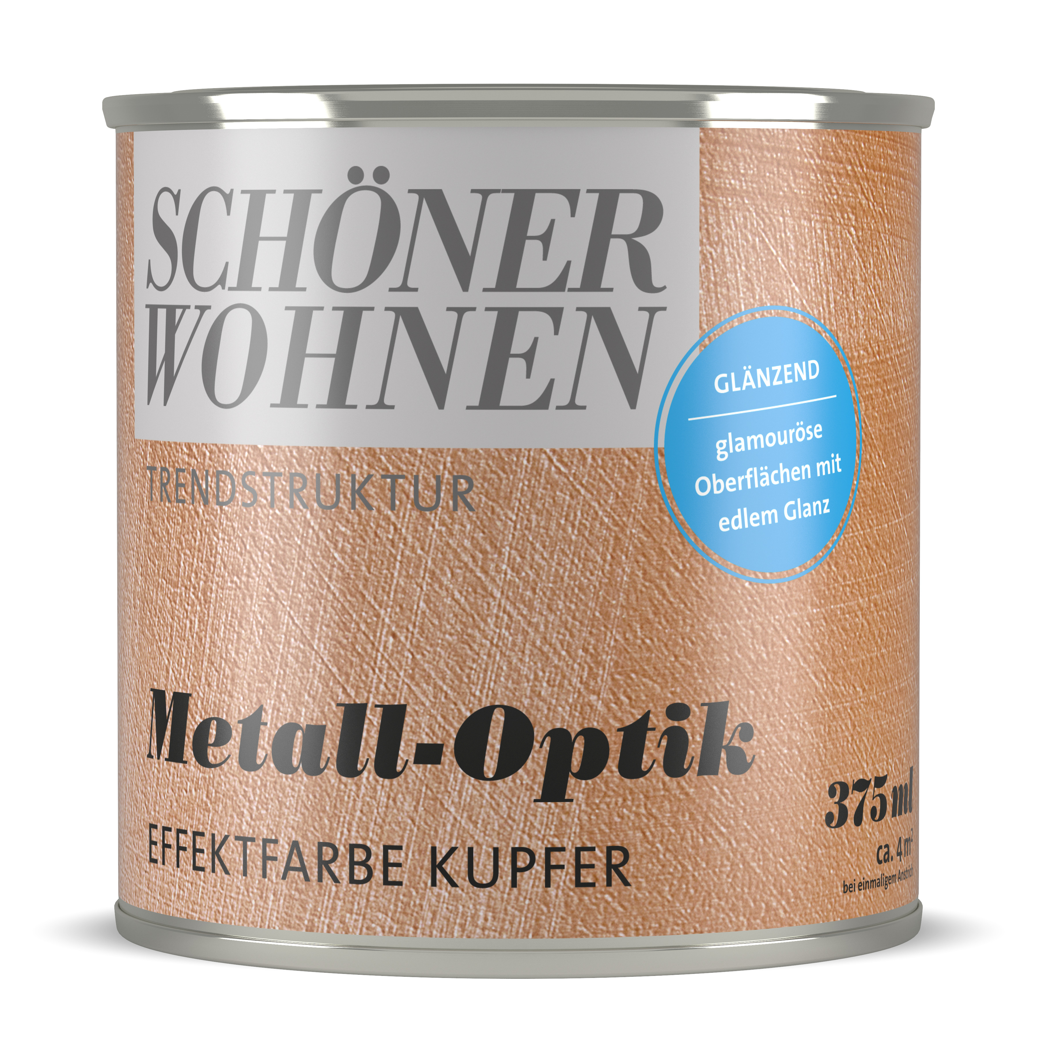 SW_9438-0375-9505 Schöner Wohnen Metall-Optik Effektfarbe, glänzend, kupfer