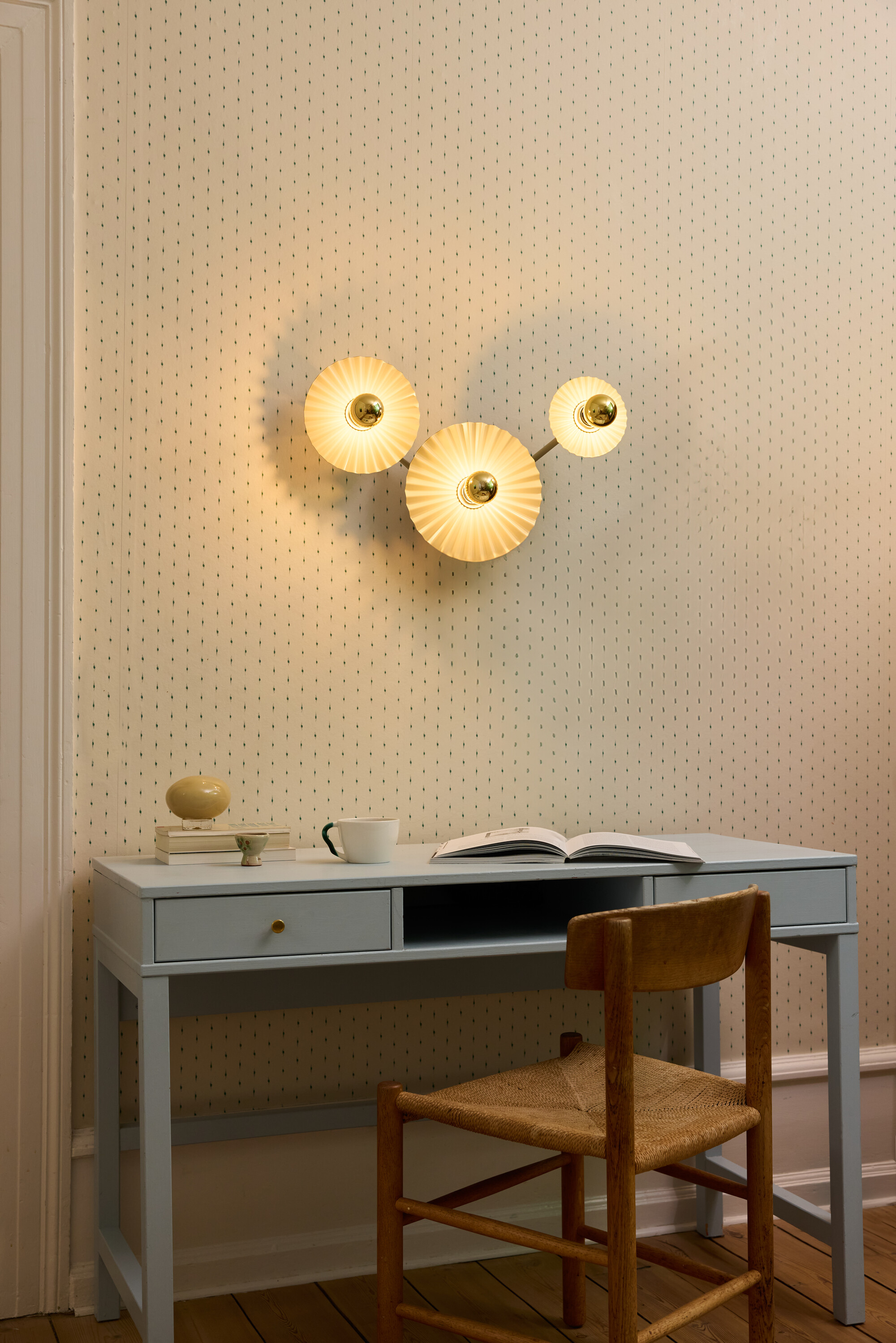 Osram DECOR Plissee Wall, 3XE27, beige